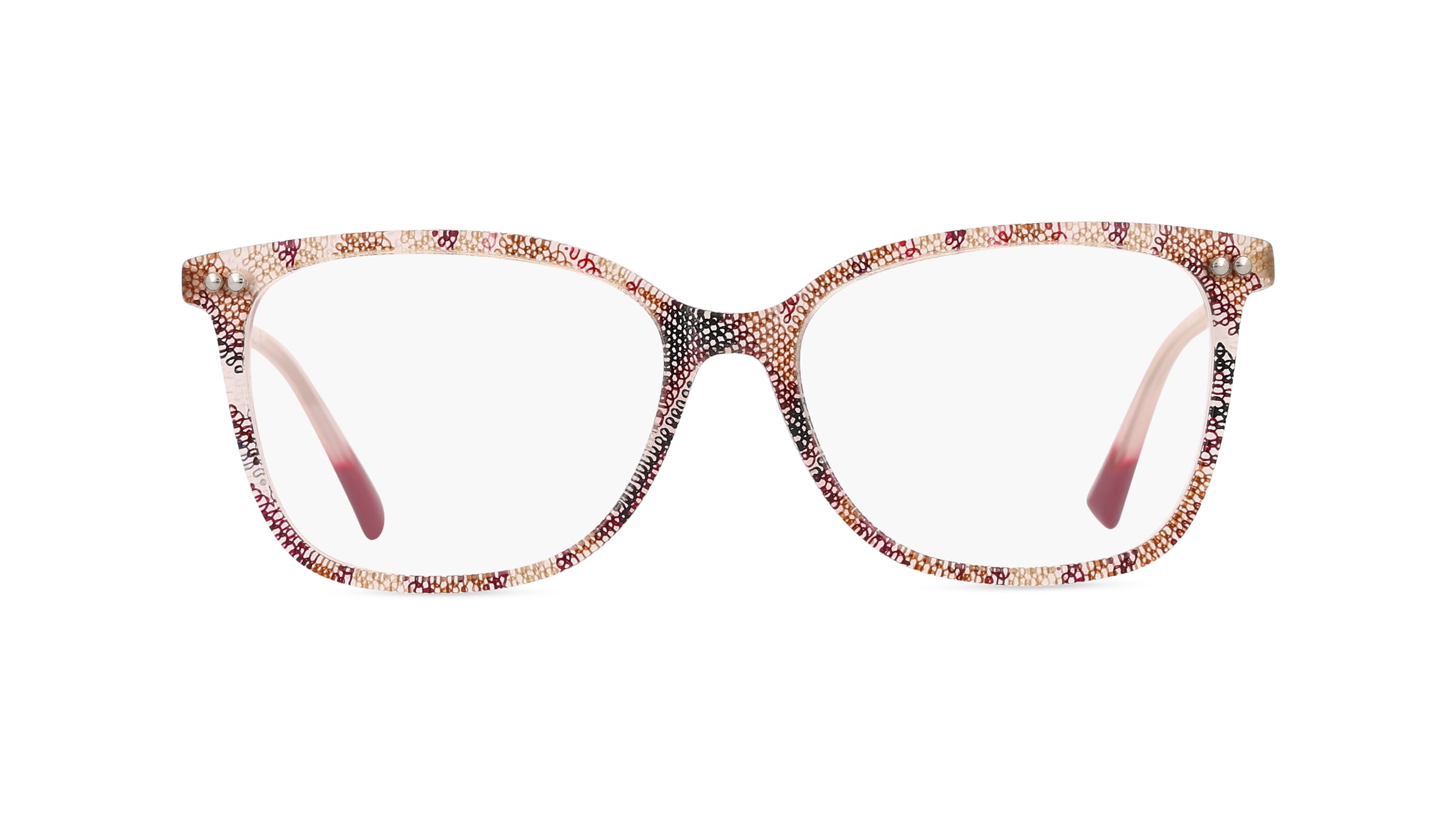 Missoni 0085 Damen-Brille inkl. Gläser Vollrand Rechteckig Acetat-Gestell 53mm/15mm/140mm, silber