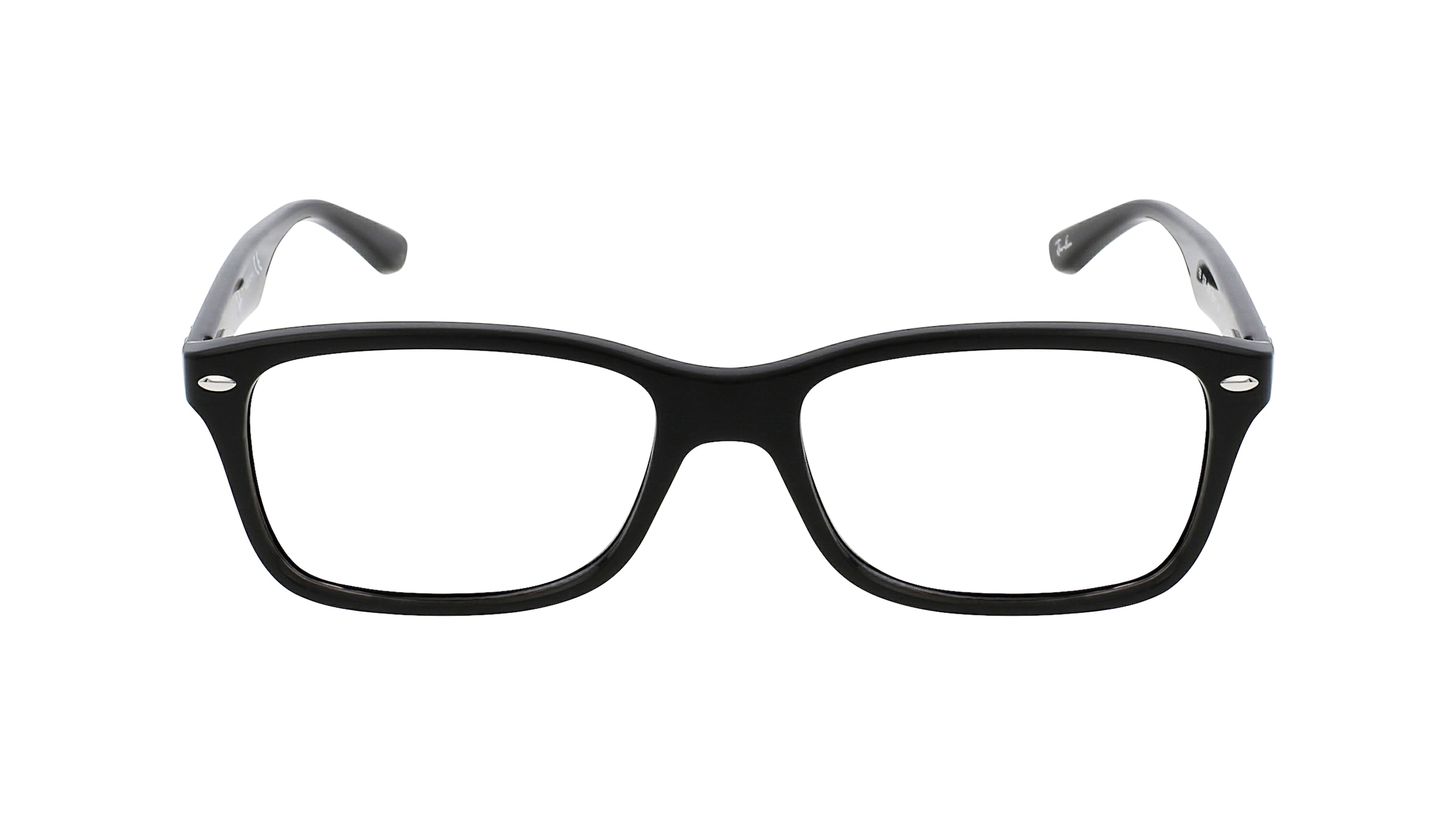 Ray-Ban RB5228 Unisex-Brille inkl. Gläser Vollrand Eckig Kunststoff-Gestell 53mm/17mm/140mm, schwarz