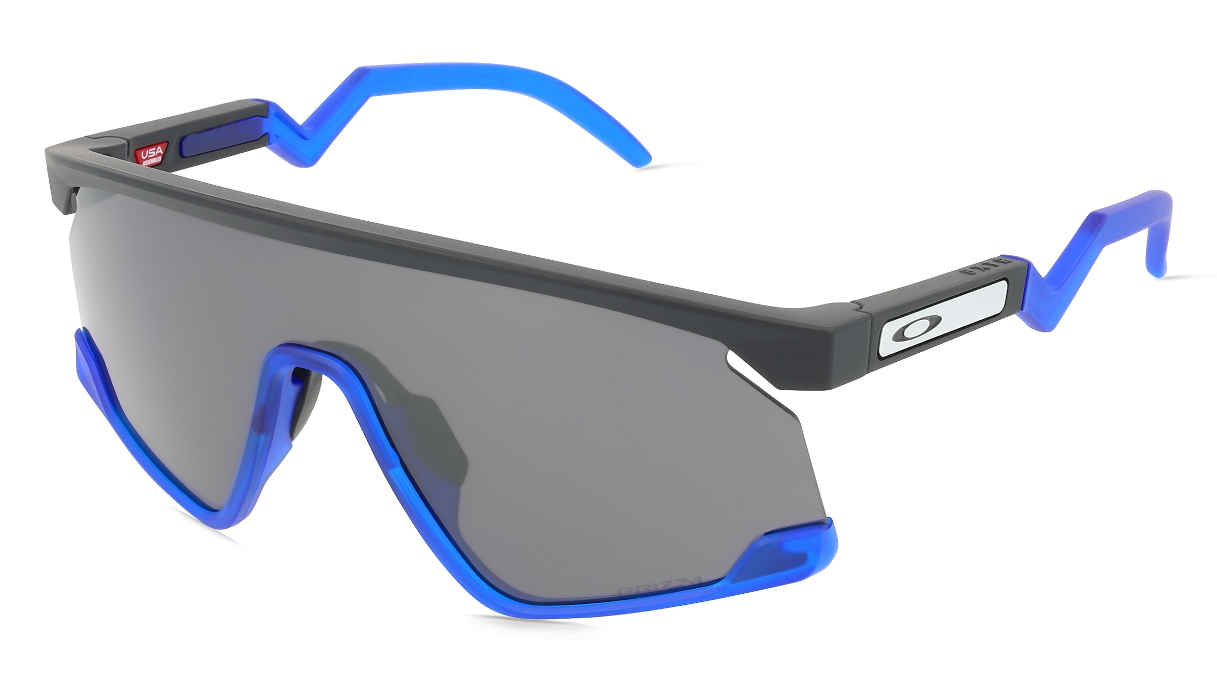 Oakley OO9280 BXTR Unisex-Sonnenbrille Randlos Monoscheibe Kunststoff-Gestell, Grau