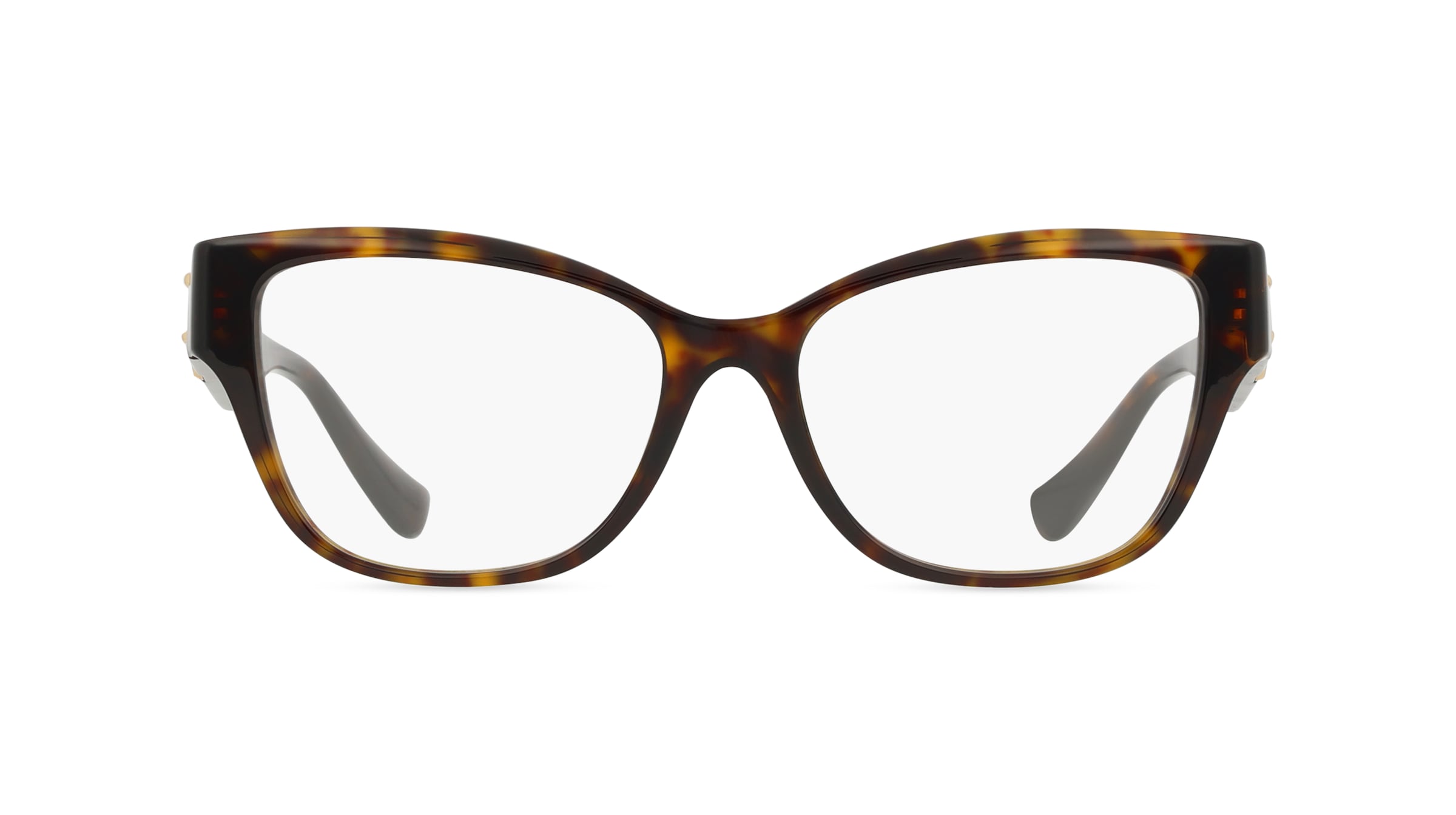 Versace VE3347 Damen-Brille inkl. Gläser Vollrand Eckig Acetat-Gestell 54mm/16mm/140mm, braun