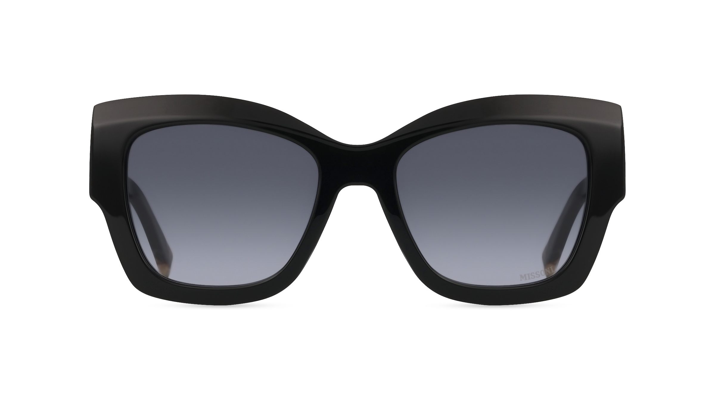 Missoni 0154/S Damen-Sonnenbrille Vollrand Eckig Acetat-Gestell, schwarz