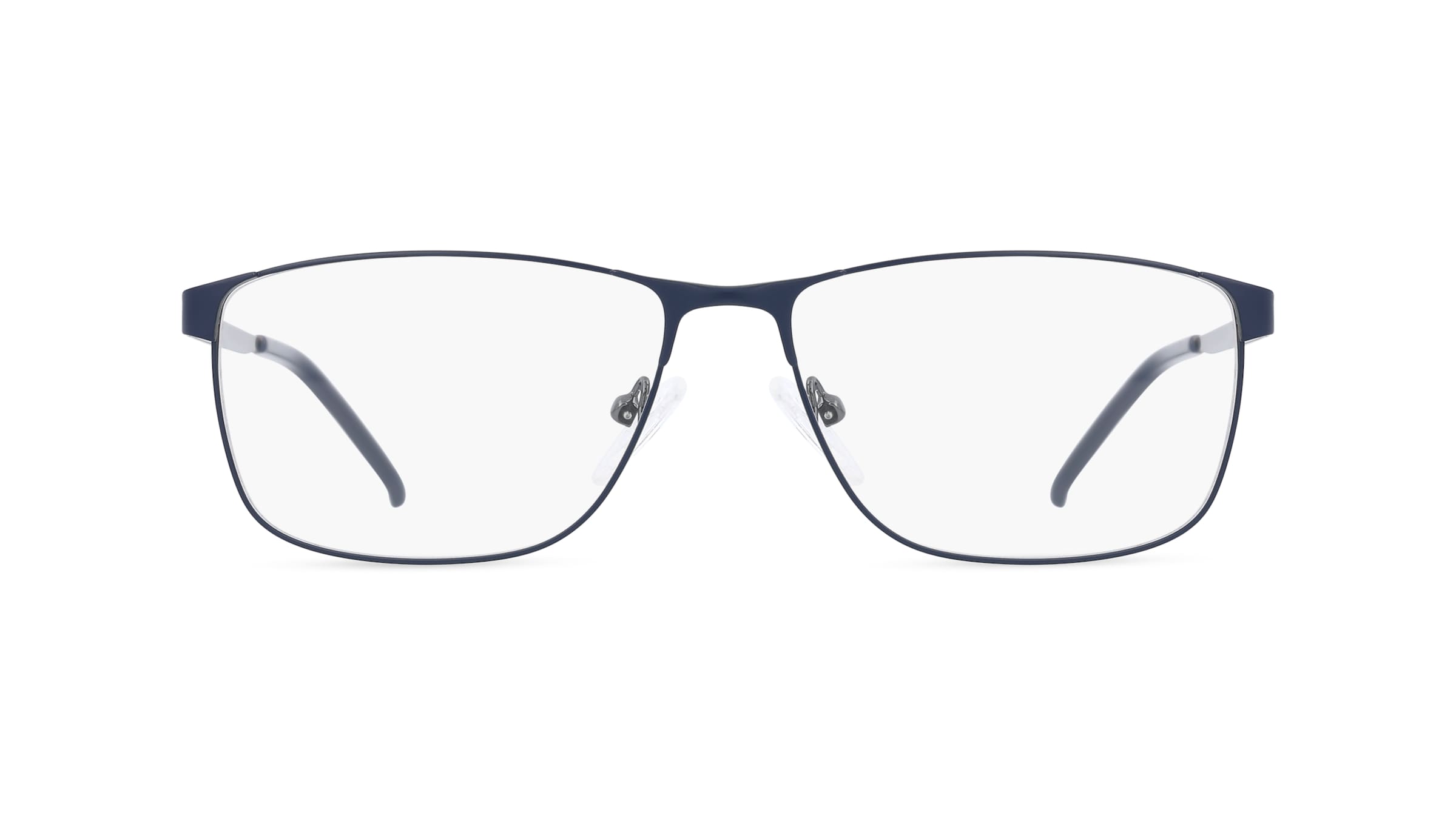 Fielmann OL 019 CL Herren-Brille inkl. Gläser Vollrand Eckig Edelstahl-Gestell 56mm/15mm/145mm, blau