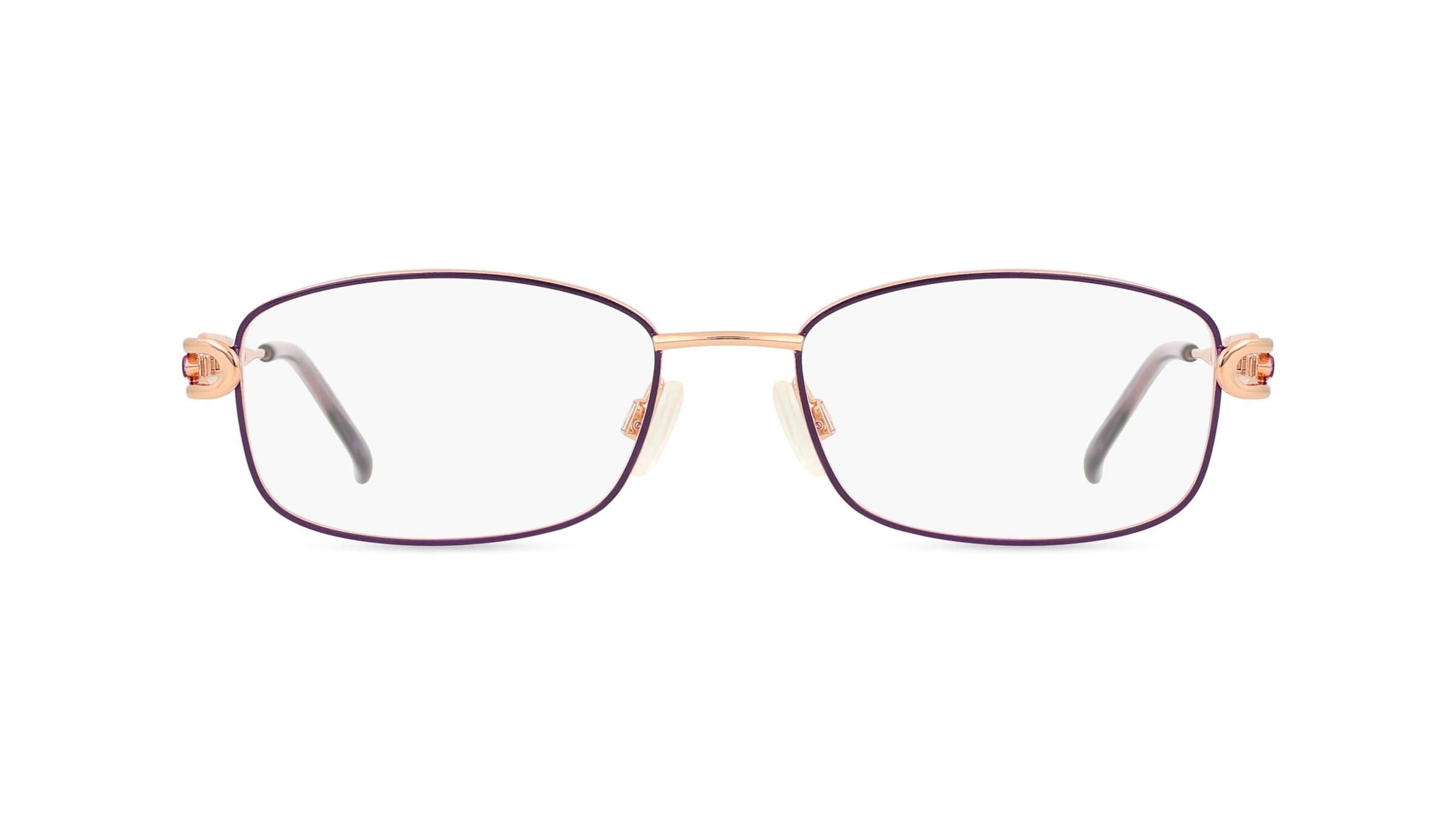 Fielmann BD 517 FLEX CL Damen-Brille inkl. Gläser Vollrand Eckig Metall-Gestell 50mm/17mm/130mm, gold