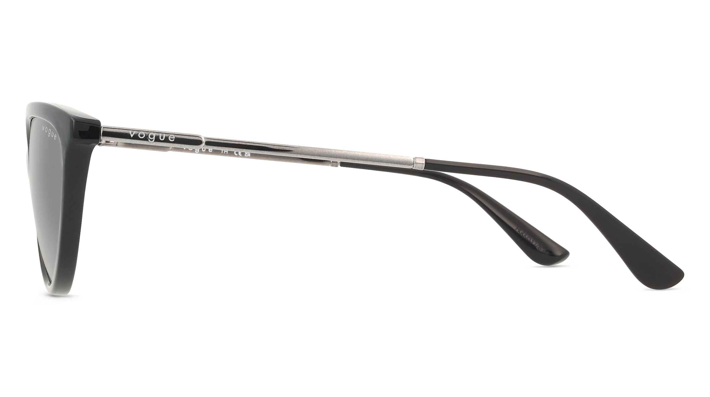 Thumbnail - Vogue 0VO5672S Damen-Sonnenbrille Vollrand Cat Eye Kunststoff-Gestell, schwarz