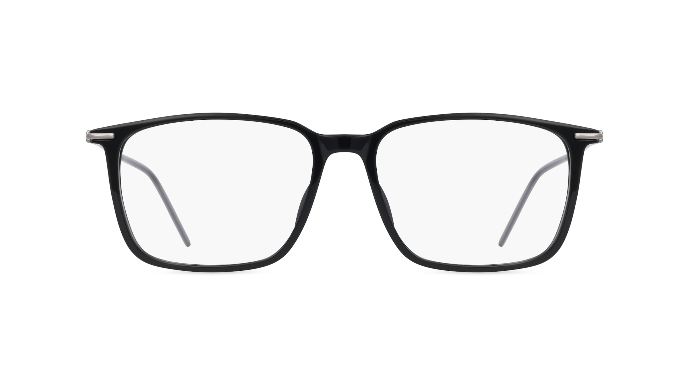 Boss 1372 Herren-Brille inkl. Gläser Vollrand Quadratisch Acetat-Gestell 55/16/145, schwarz