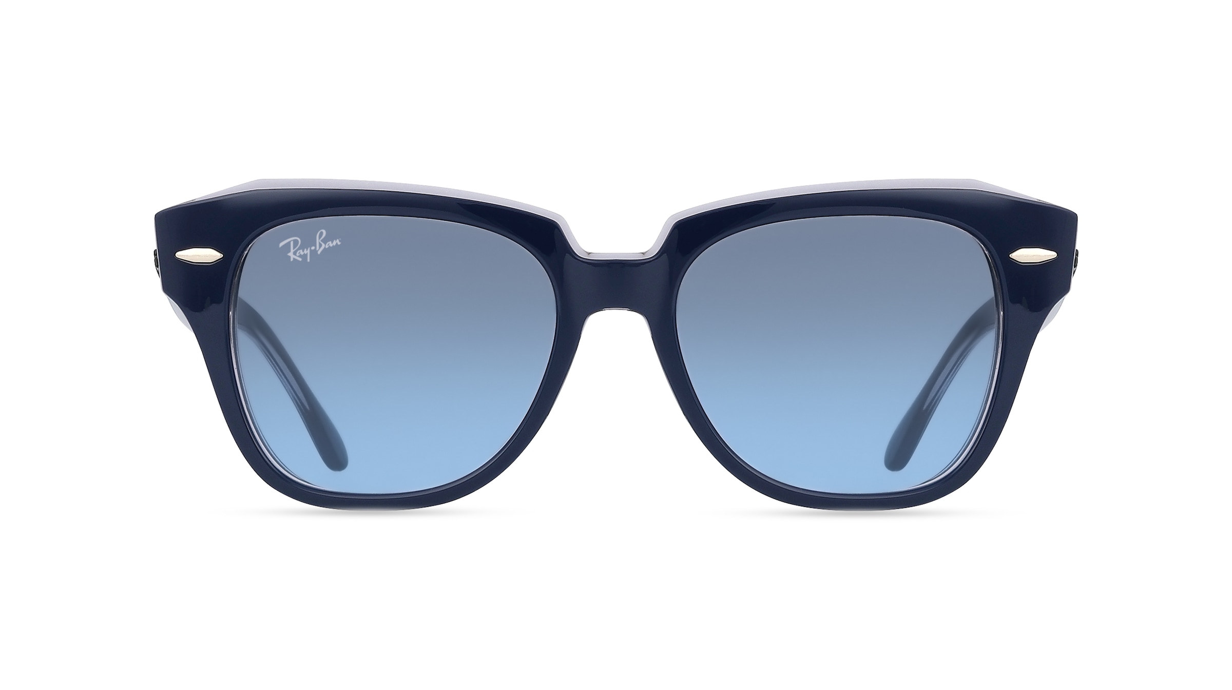 Ray-Ban Junior RJ 9186S STATE STREET Kinder-Sonnenbrille Vollrand Eckig Kunststoff-Gestell, blau