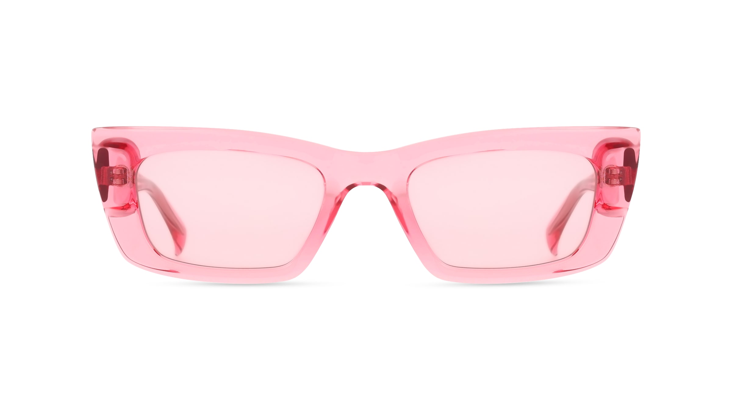 Fielmann BD 581 SUN FA RUBY Damen-Sonnenbrille Vollrand Schmal Acetat-Gestell, pink