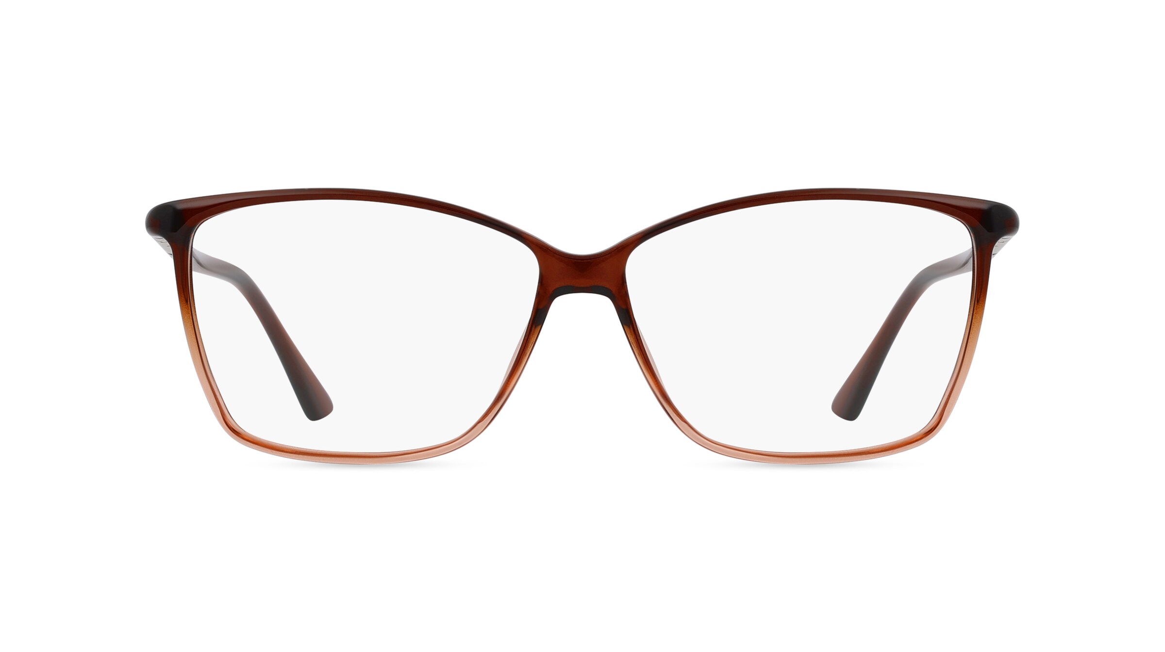 Calvin Klein CK21524 Unisex-Brille inkl. Gläser Vollrand Butterfly Kunststoff-Gestell 55mm/12mm/140mm, braun