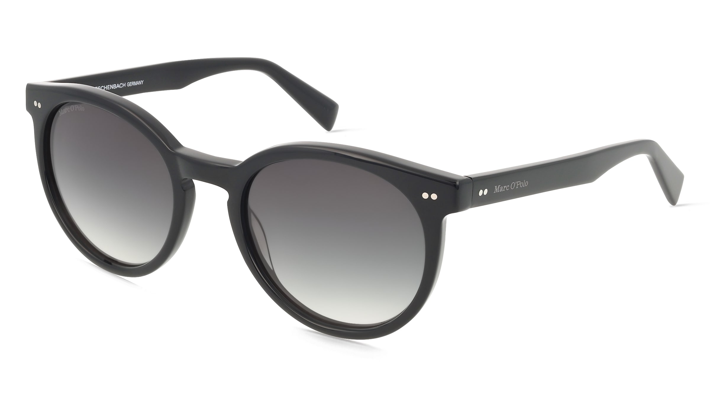 Marc O'Polo Eyewear 506220 Unisex-Sonnenbrille Vollrand Panto Kunststoff-Gestell, Schwarz