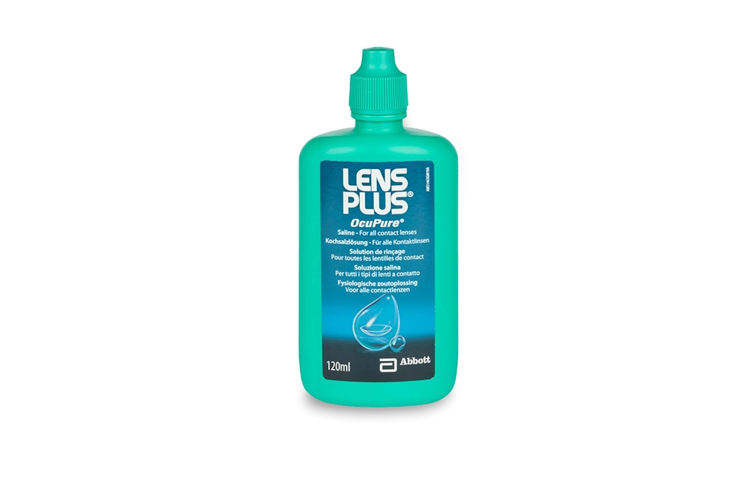 Lens Plus OcuPure (120ml Kochsalzlösung) Kochsalzlösungen, Pflegemittel