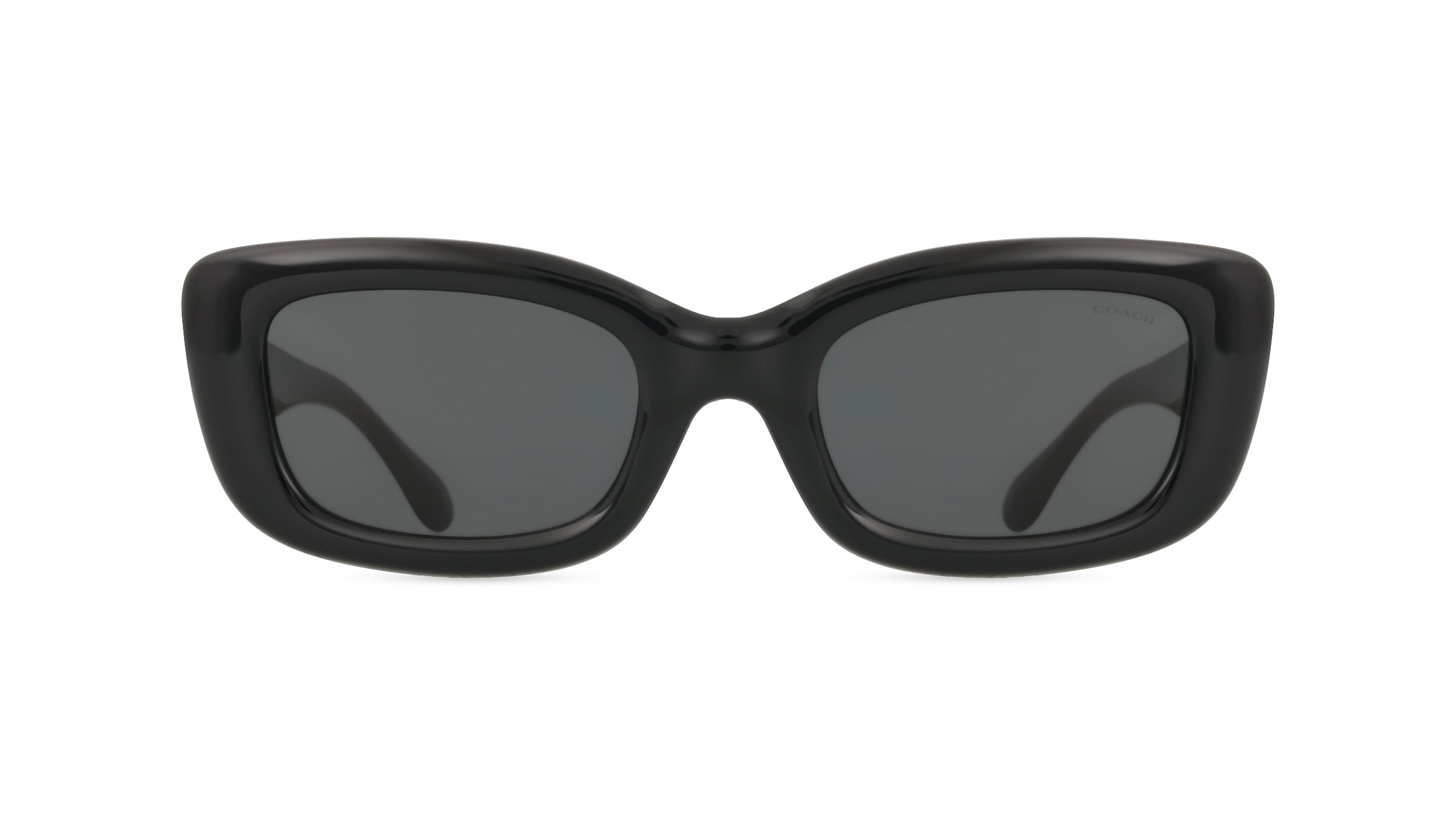 Coach 0HC8390U Damen-Sonnenbrille Vollrand Eckig Acetat-Gestell, schwarz