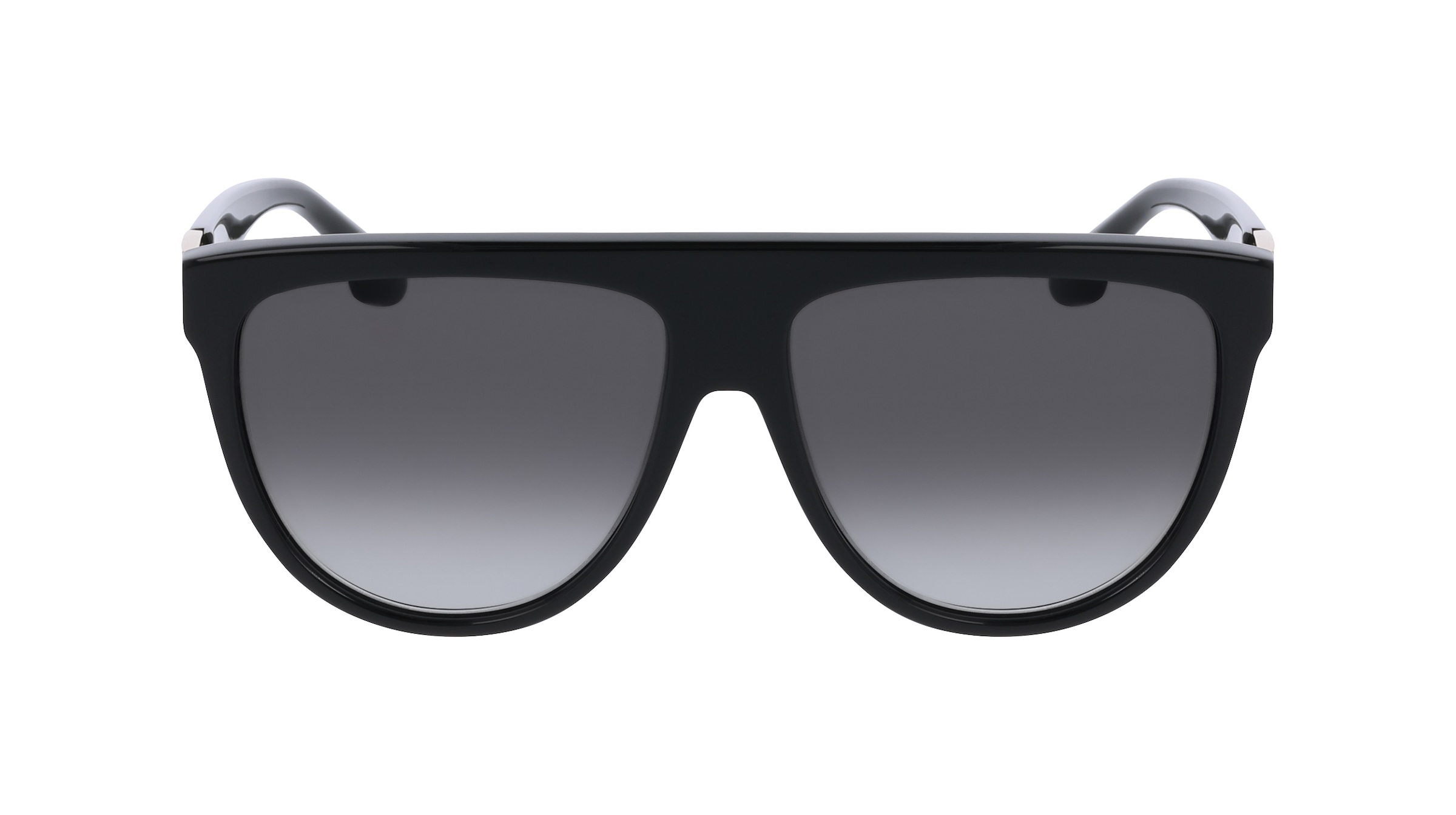 Victoria Beckham VB680S Damen-Sonnenbrille Vollrand Pilot Acetat-Gestell, Schwarz