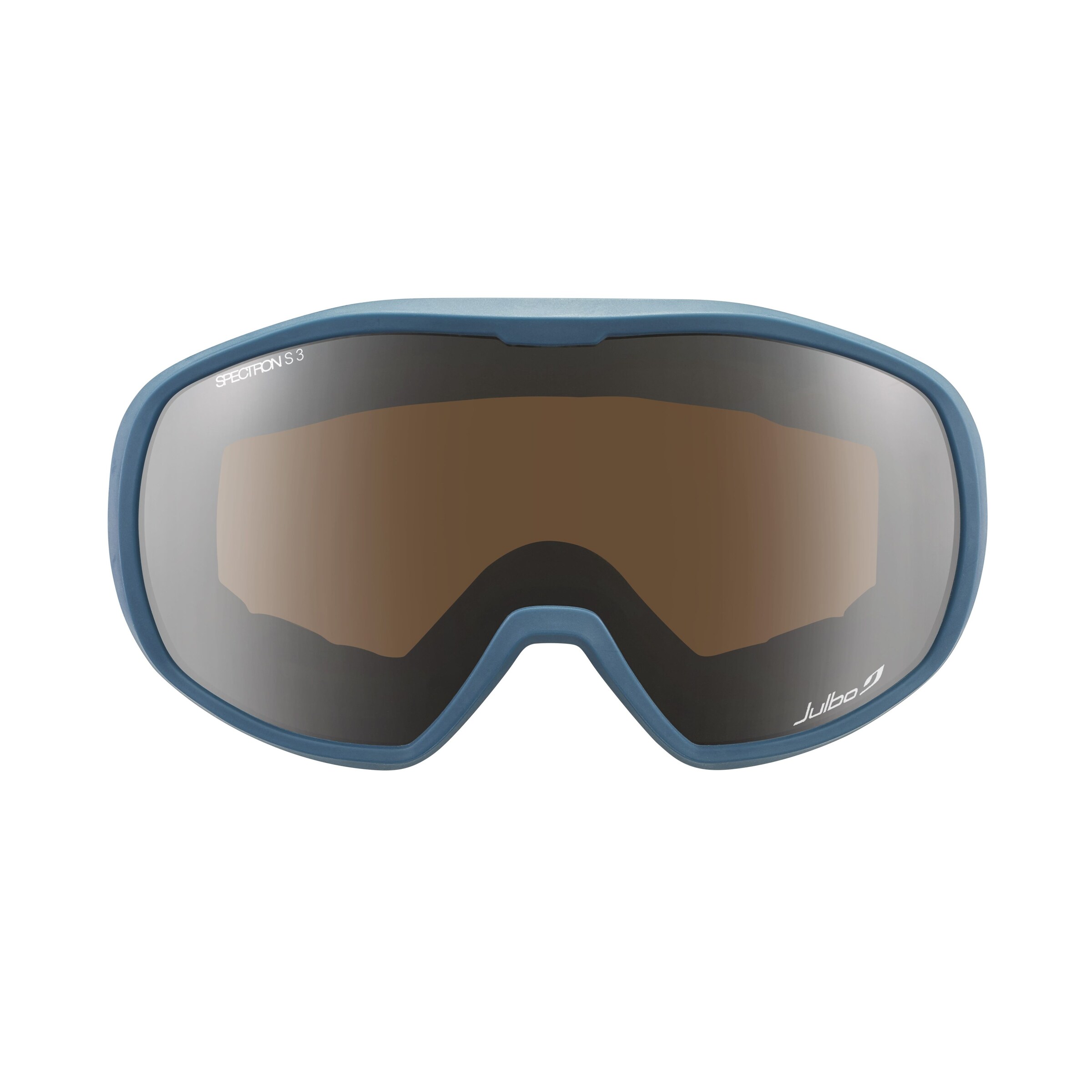 Julbo J7582 Kinder-Skibrille Vollrand Monoscheibe Kunststoff-Gestell, blau