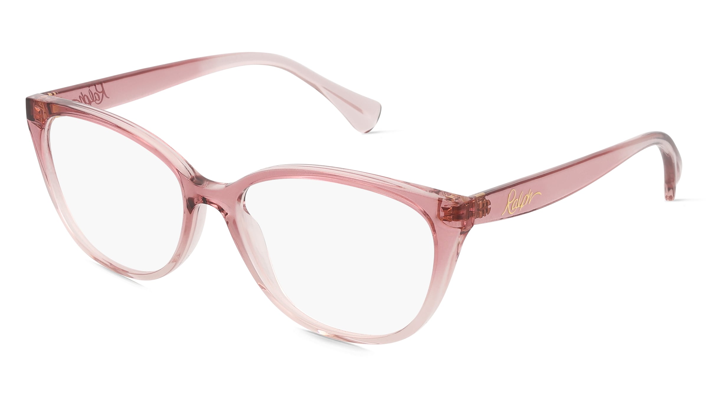 Ralph RA7135 Damen-Brille inkl. Gläser Vollrand Cat Eye Kunststoff-Gestell 55/16/140, Pink