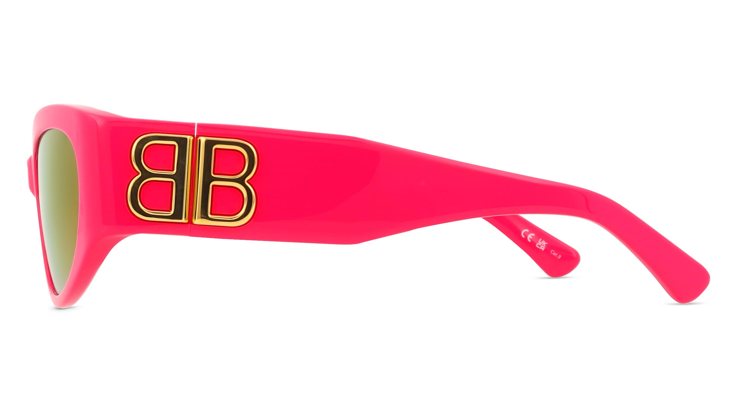 Thumbnail - Balenciaga BB0324SK Damen-Sonnenbrille Vollrand Oval Acetat-Gestell, pink