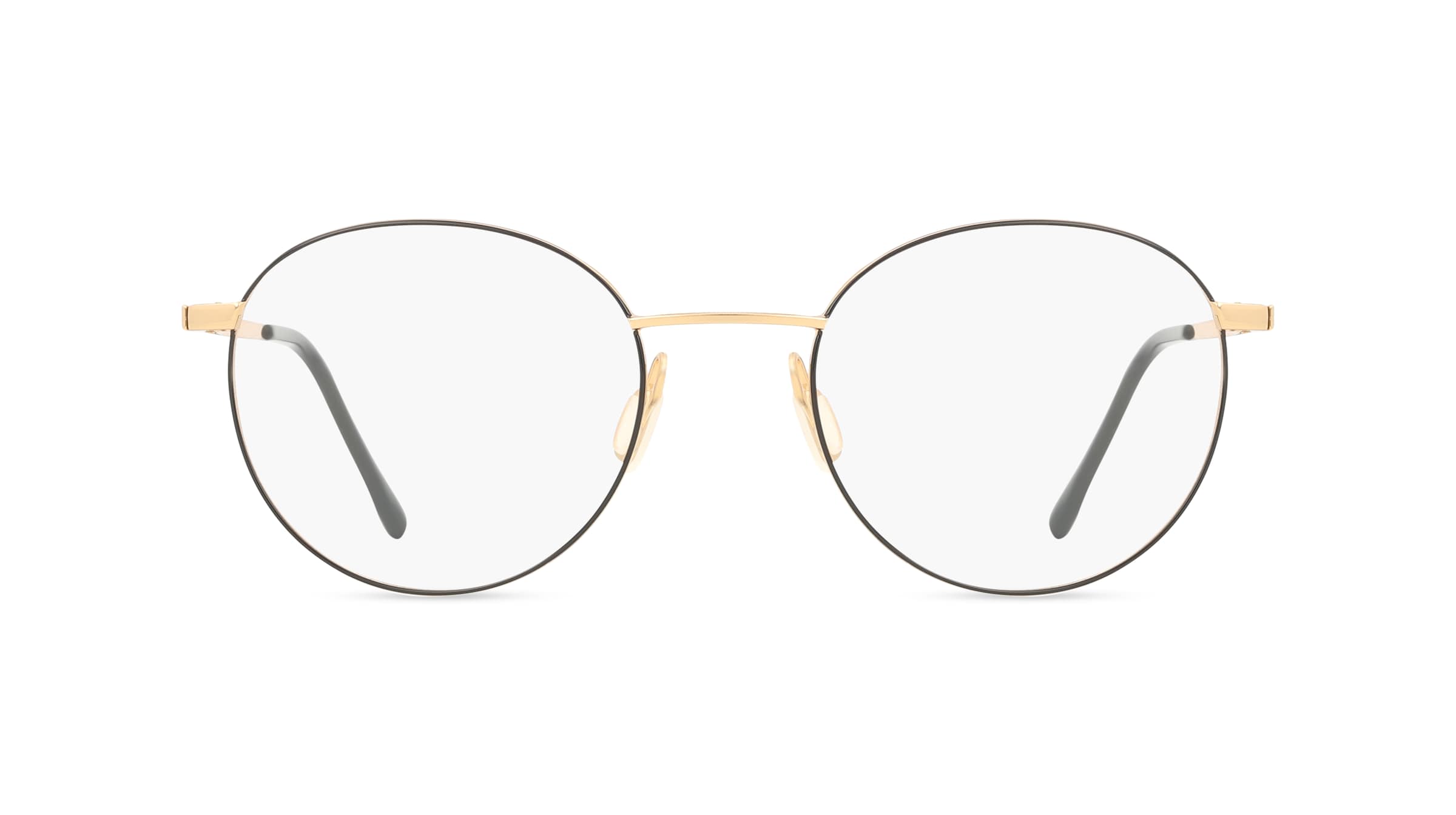 Rodenstock R2662 Damen-Brille inkl. Gläser Vollrand Panto Metall-Gestell 50mm/20mm/140mm, gold