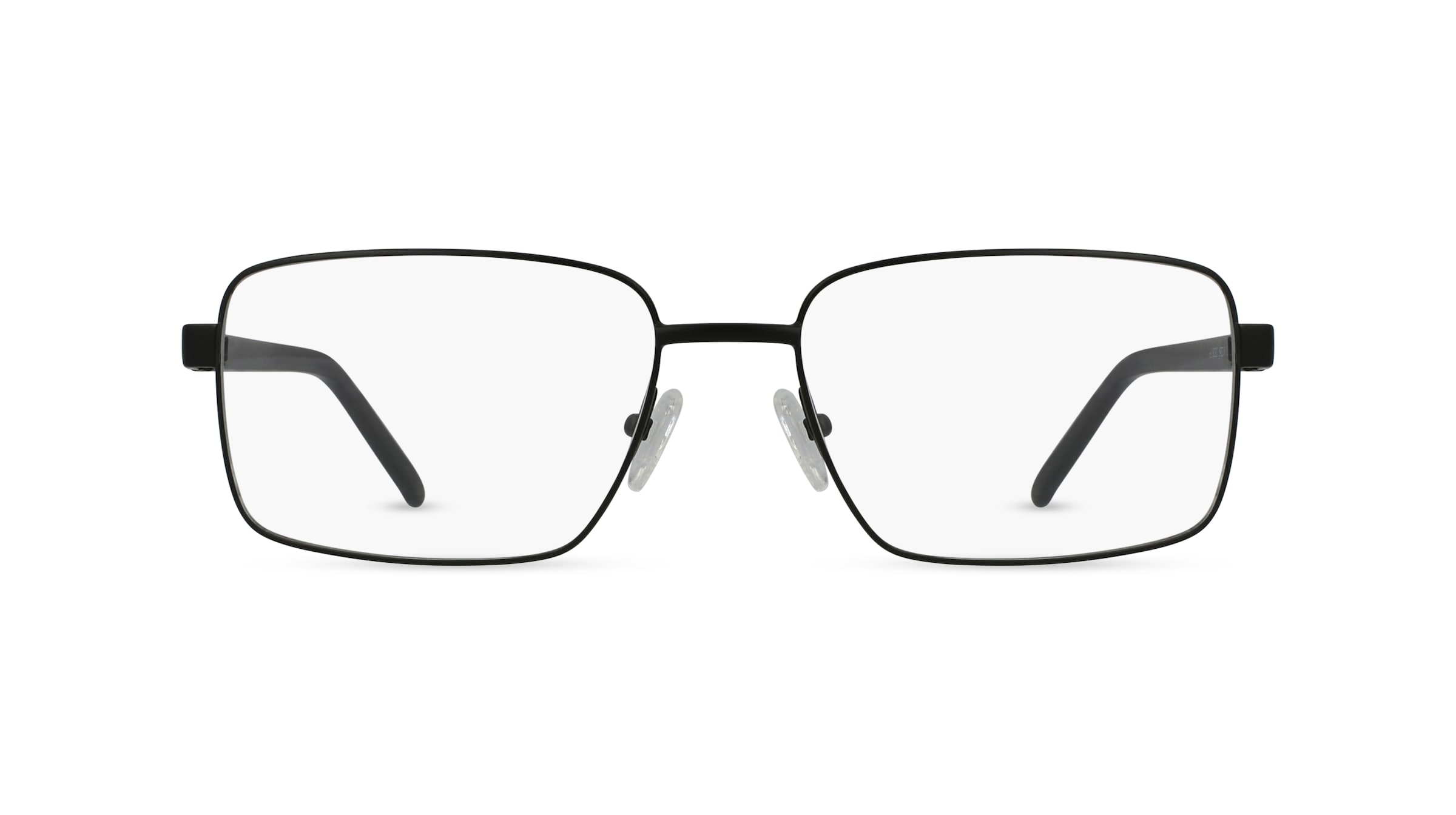 Fielmann CY 017 FLEX CL Herren-Brille inkl. Gläser Vollrand Eckig Edelstahl-Gestell 57mm/17mm/140mm, schwarz