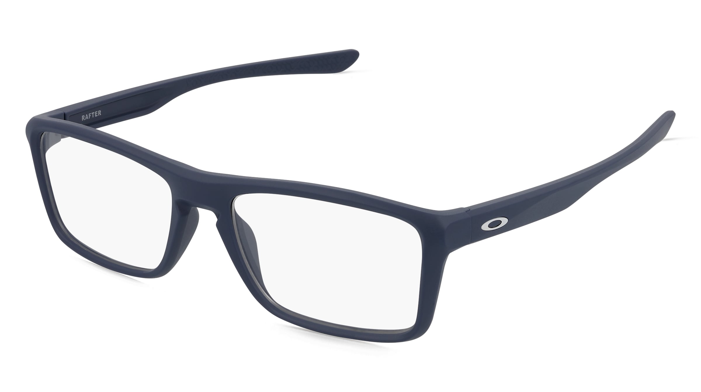 Oakley OX8178 RAFTER Herren-Brille inkl. Gläser Vollrand Eckig Kunststoff-Gestell 57mm/18mm/142mm, blau