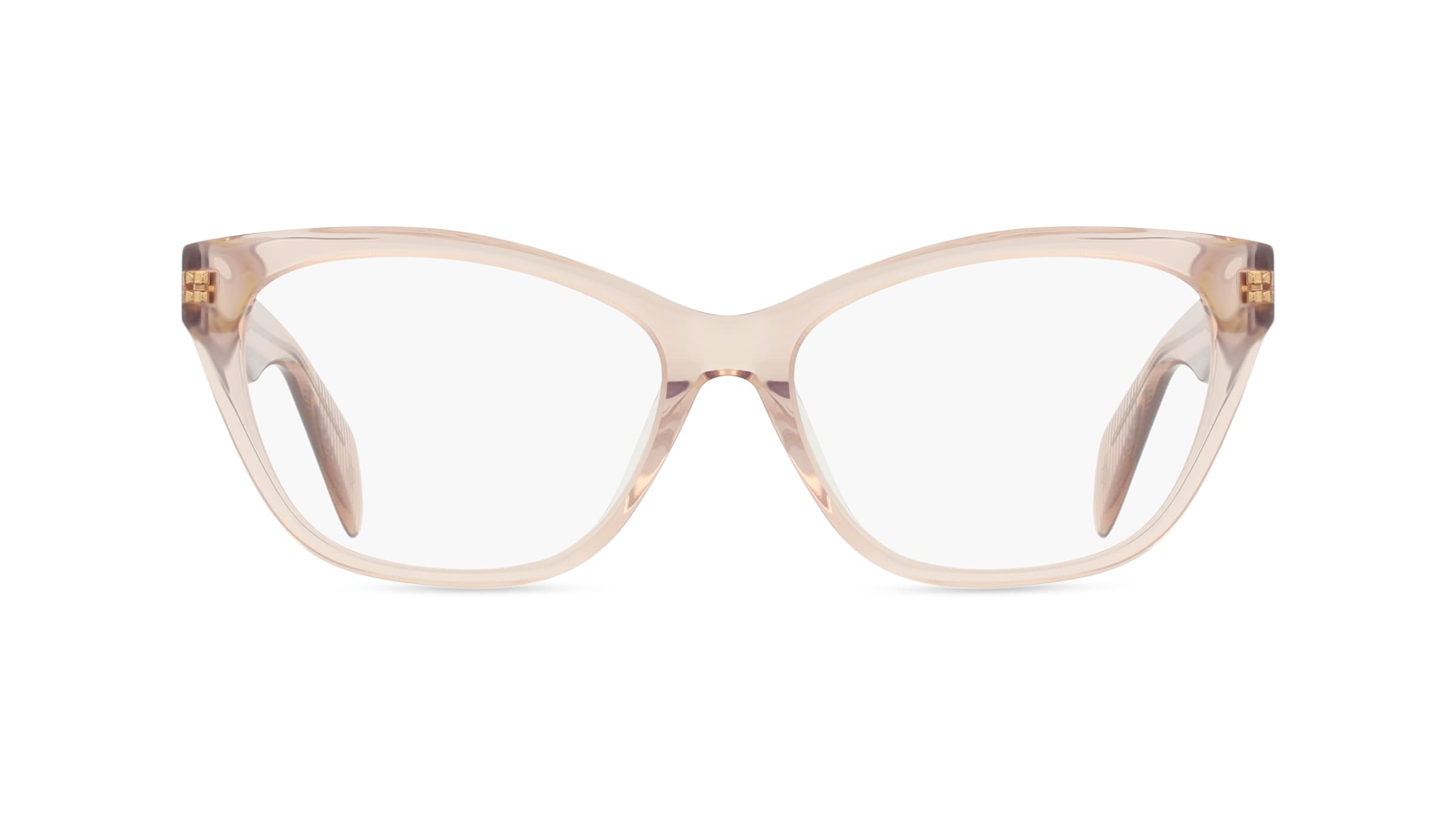 Rag & Bone RNB3039 Damen-Brille inkl. Gläser Vollrand Butterfly Kunststoff-Gestell 54mm/16mm/140mm, gelb