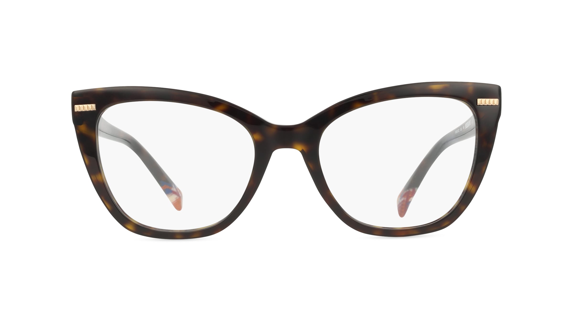 Missoni 0072 Damen-Brille inkl. Gläser Vollrand Cateye Acetat-Gestell 52mm/19mm/145mm, braun