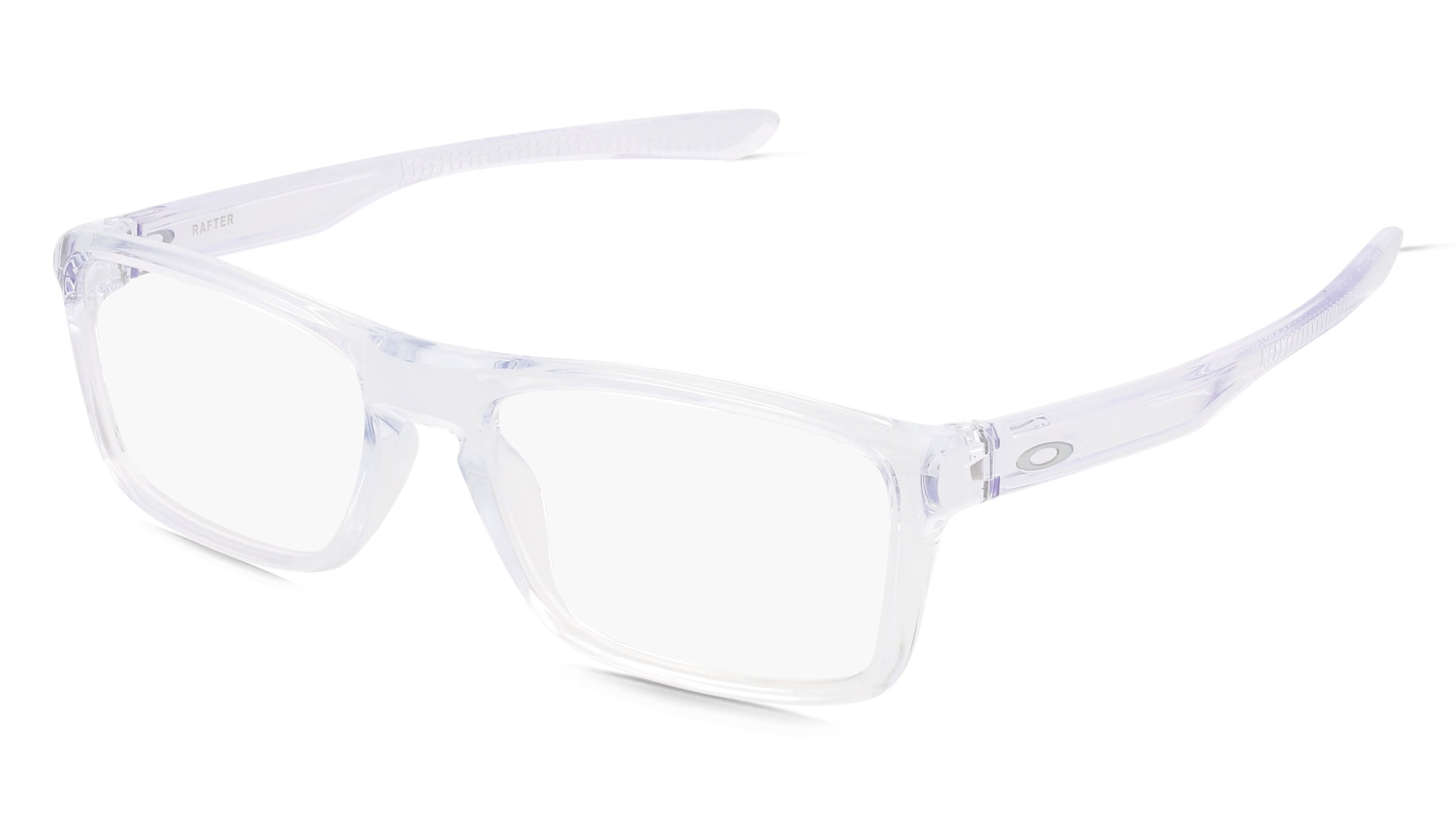 Oakley OX8178 RAFTER Herren-Brille inkl. Gläser Vollrand Eckig Kunststoff-Gestell 55mm/18mm/142mm, transparent