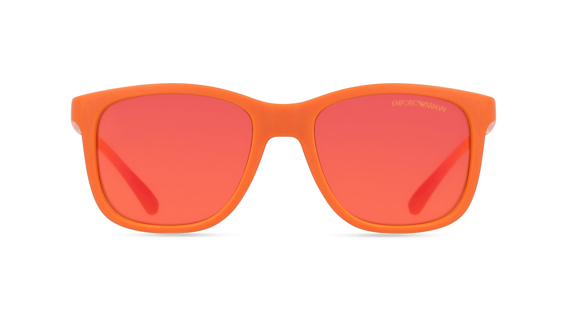 Emporio Armani EA4184 Herren-Sonnenbrille Vollrand Eckig Kunststoff-Gestell, orange