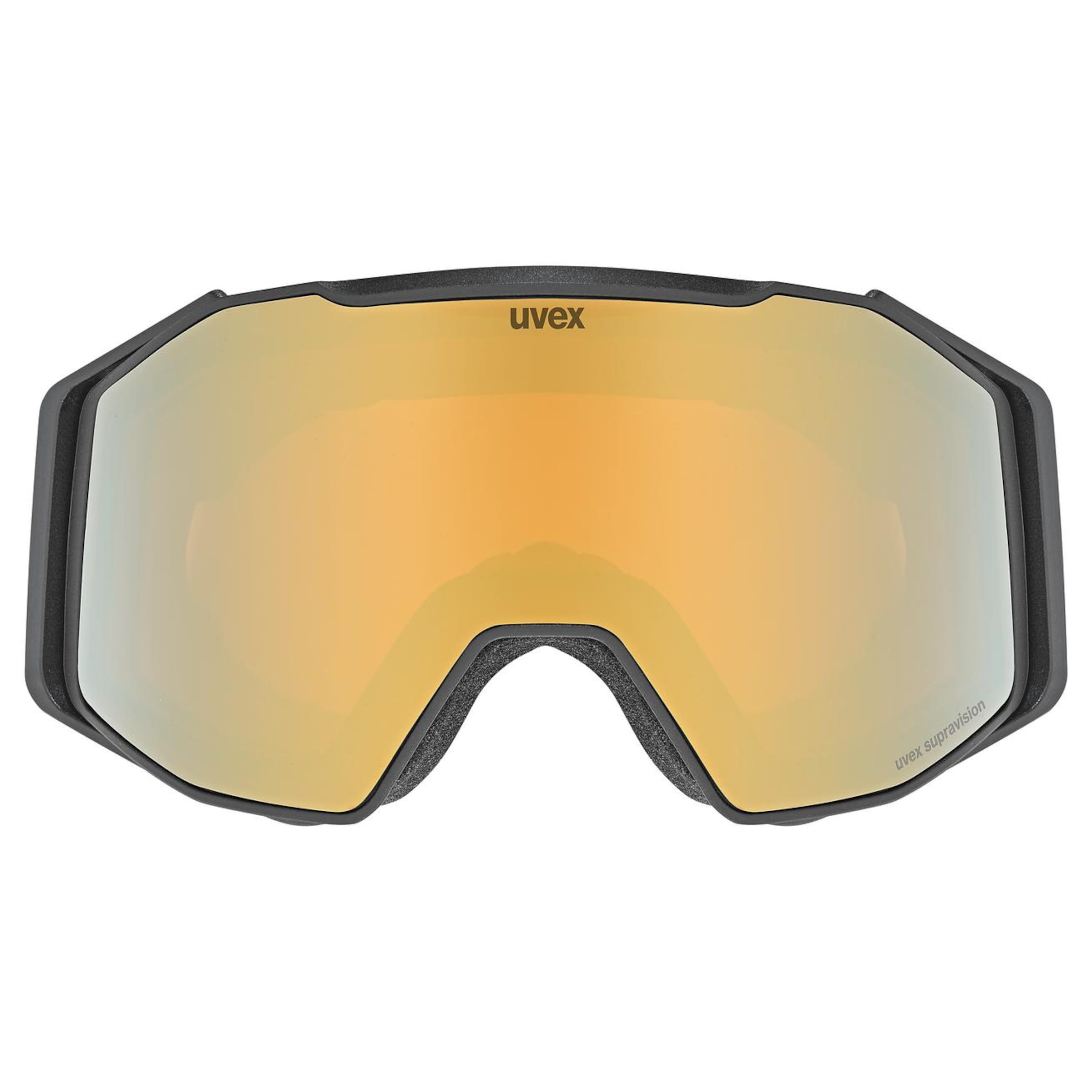 Uvex 0541 Herren-Skibrille Randlos Monoscheibe Kunststoff-Gestell, schwarz