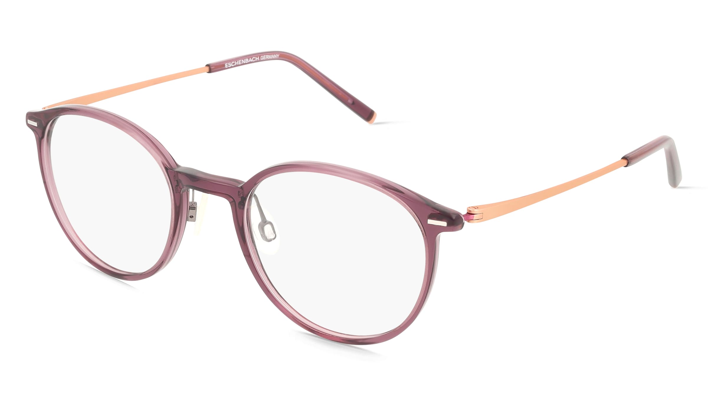 Humphrey's 581151 Unisex-Brille inkl. Gläser Vollrand Panto Acetat-Gestell 48/20/140, Lila