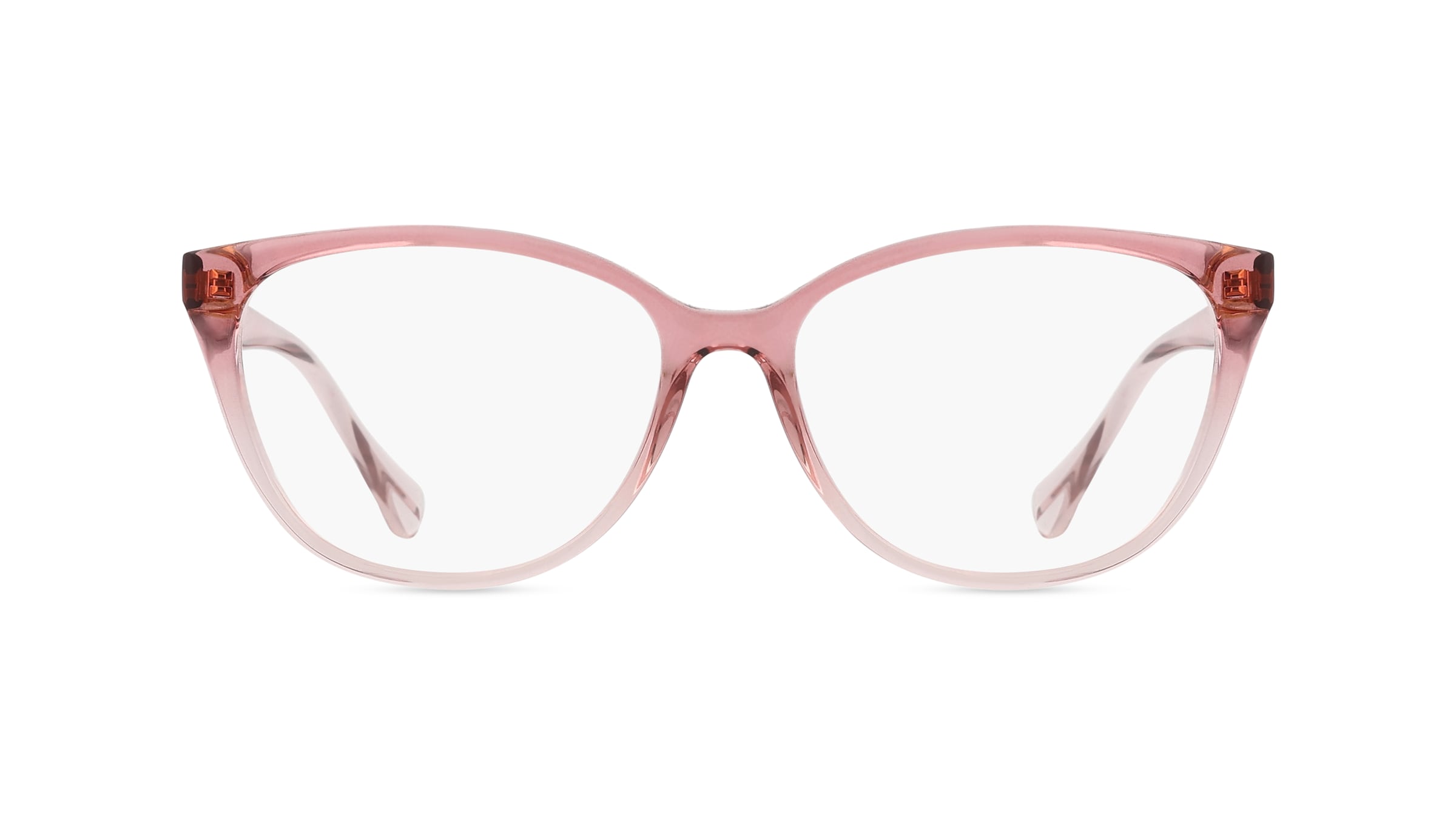 Ralph RA7135 Damen-Brille inkl. Gläser Vollrand Butterfly Kunststoff-Gestell 55mm/16mm/140mm, pink