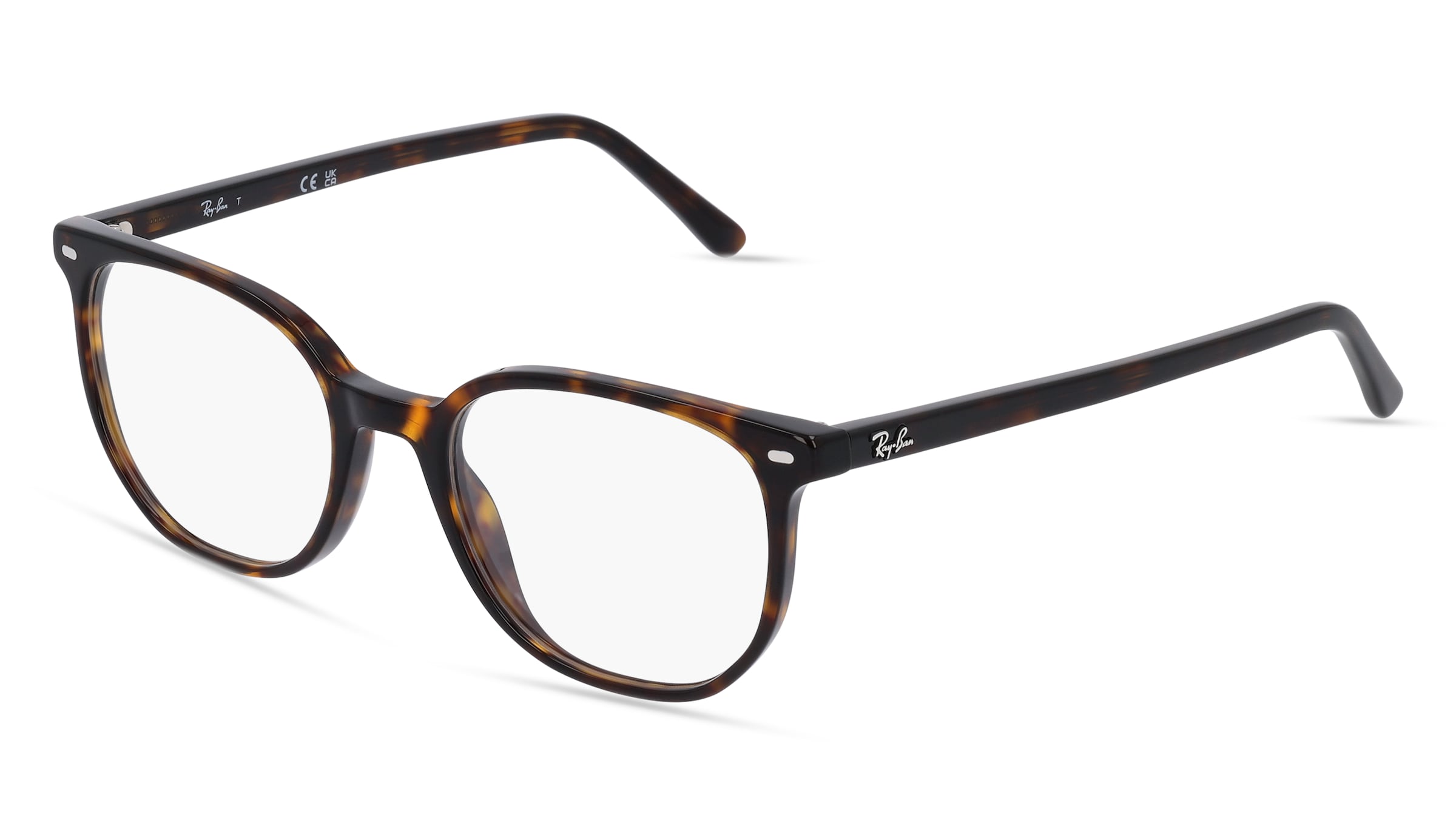 Ray-Ban RB 5397 Unisex-Brille inkl. Gläser Vollrand Quadratisch Kunststoff-Gestell 48/19/140, Havanna
