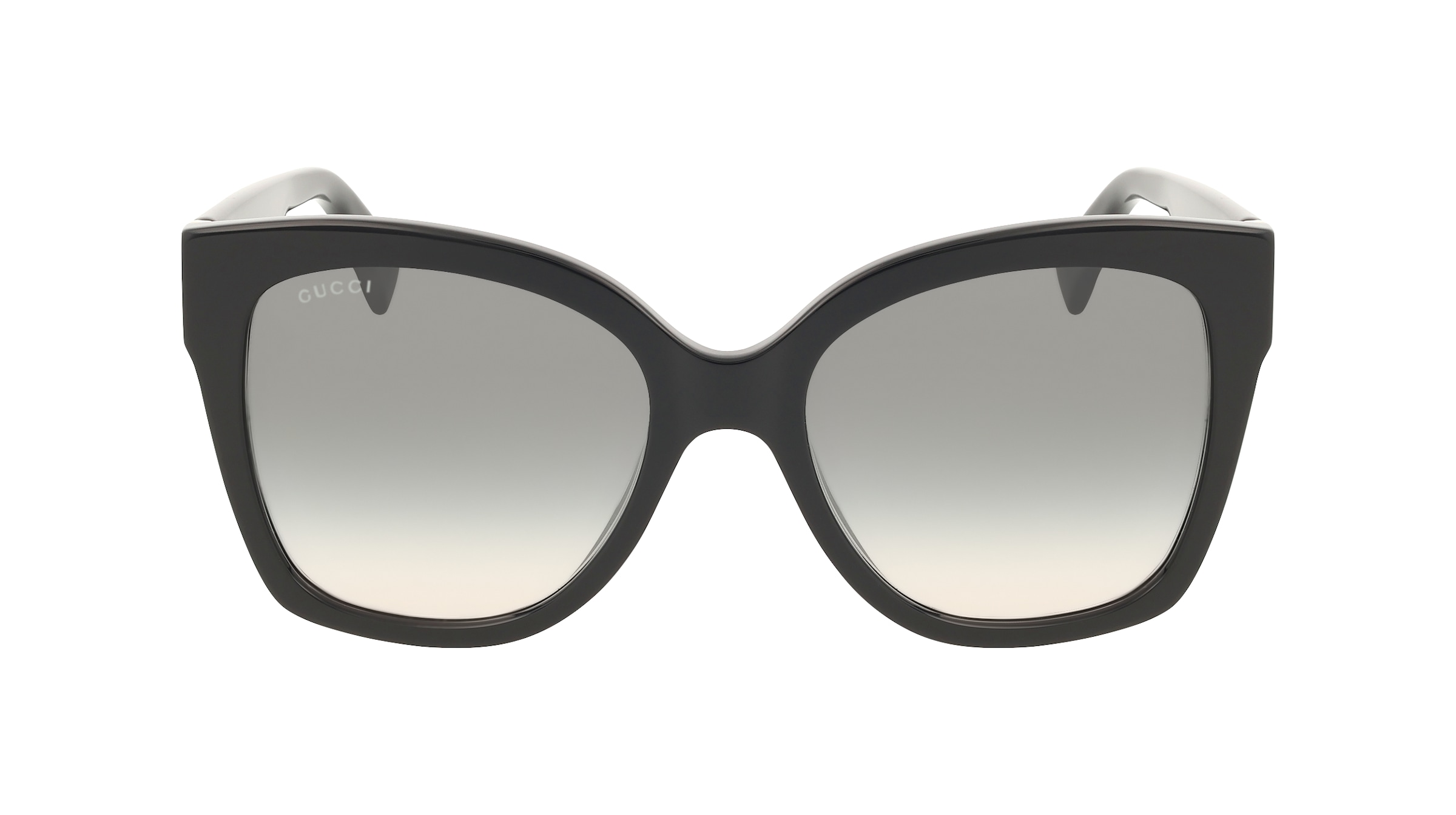 Gucci GG0459S Damen-Sonnenbrille Vollrand Eckig Acetat-Gestell, schwarz