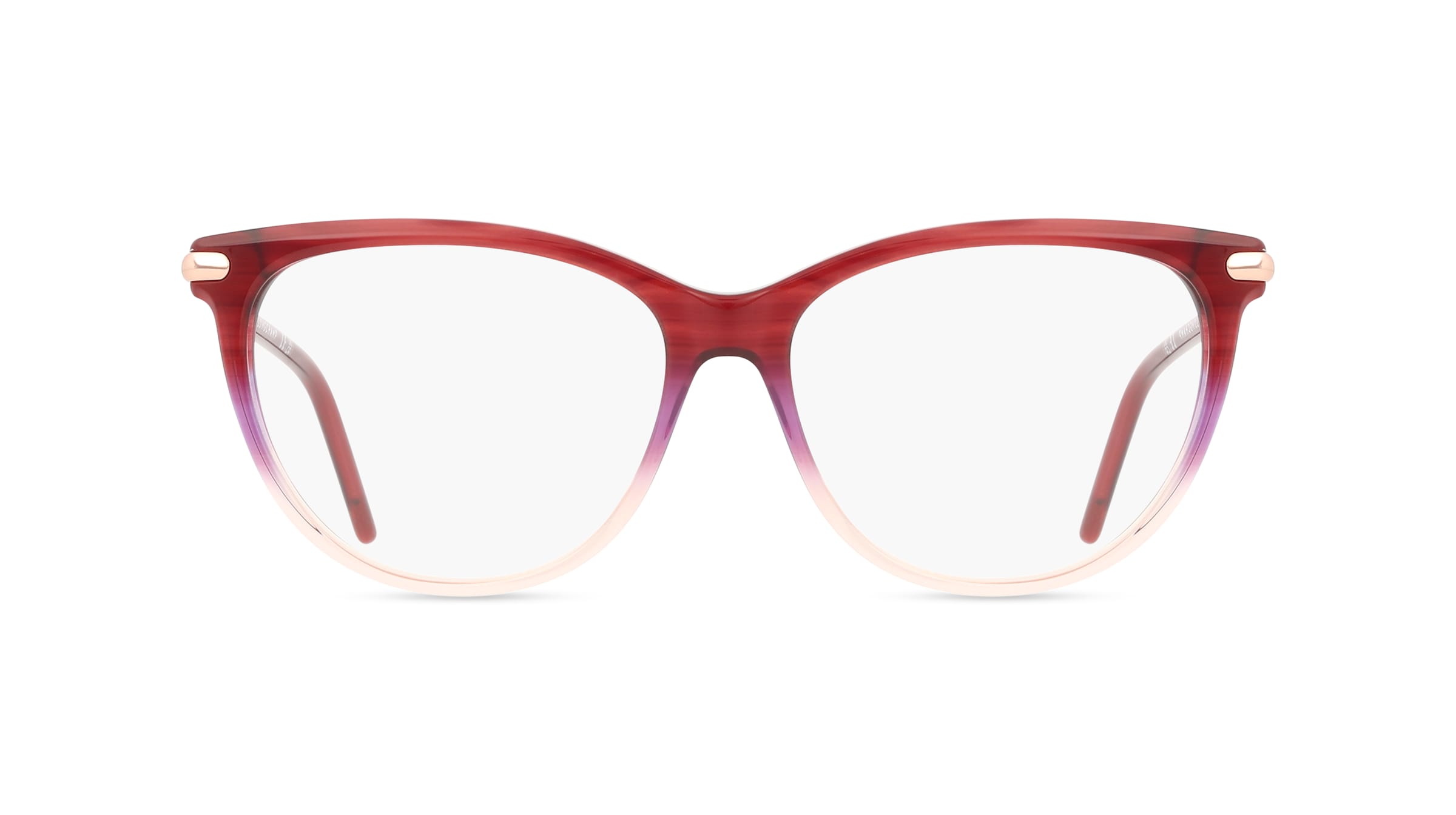 Longchamp LO2727 Damen-Brille inkl. Gläser Vollrand Cateye Acetat-Gestell 55mm/15mm/140mm, rot