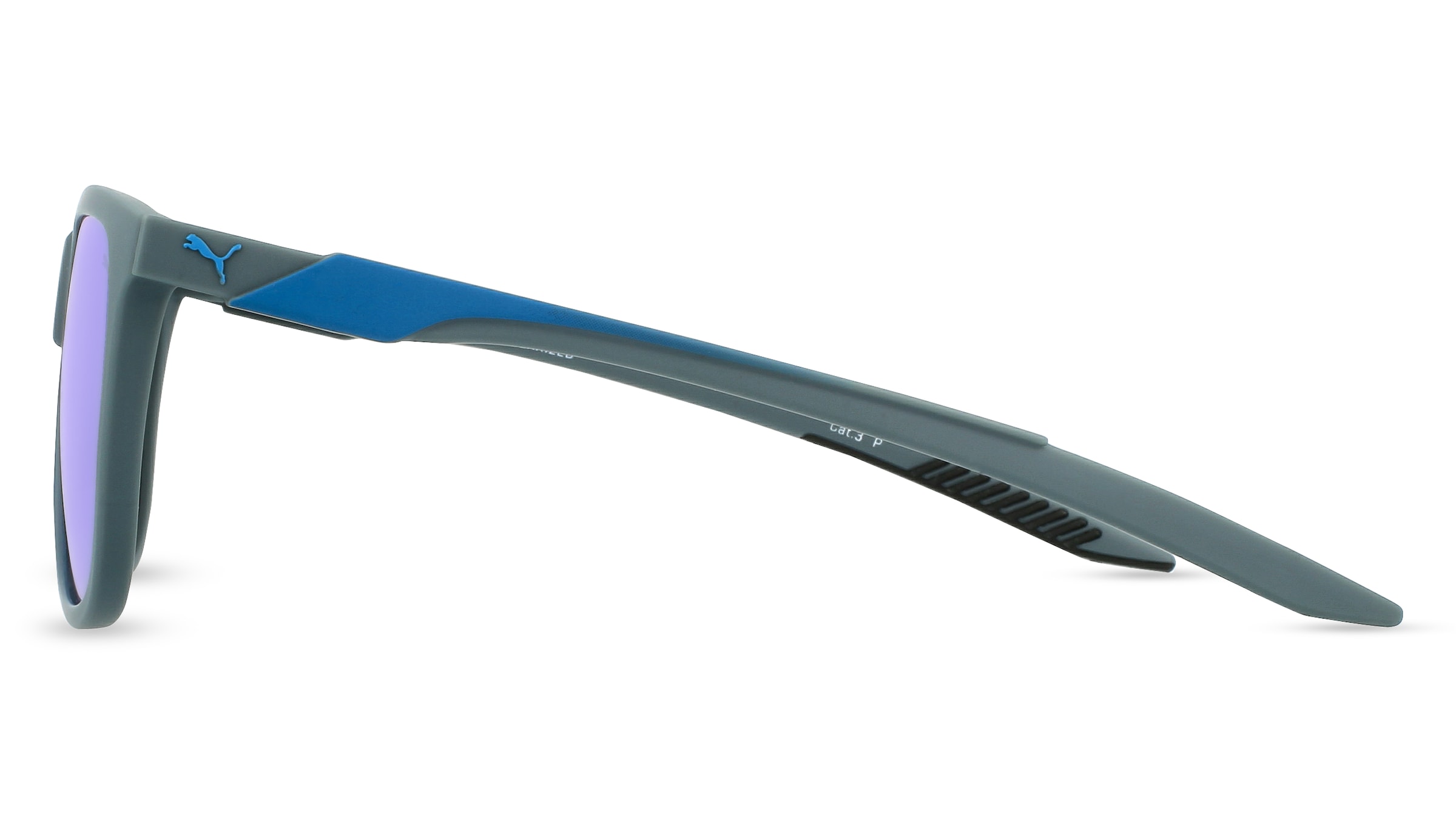 Thumbnail - Puma PU0360S Herren-Sonnenbrille Vollrand Quadratisch Kunststoff-Gestell, grau