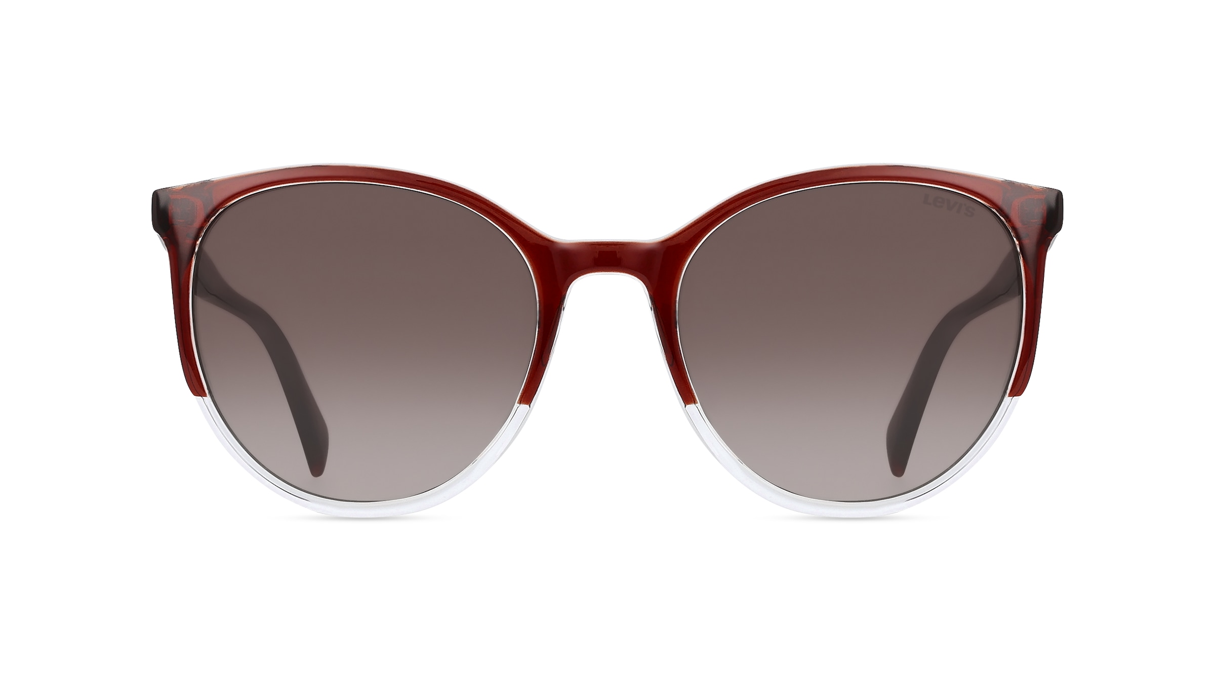 Levi's LV 5022/S Damen-Sonnenbrille Vollrand Butterfly Bio-Kunststoff-Gestell, braun