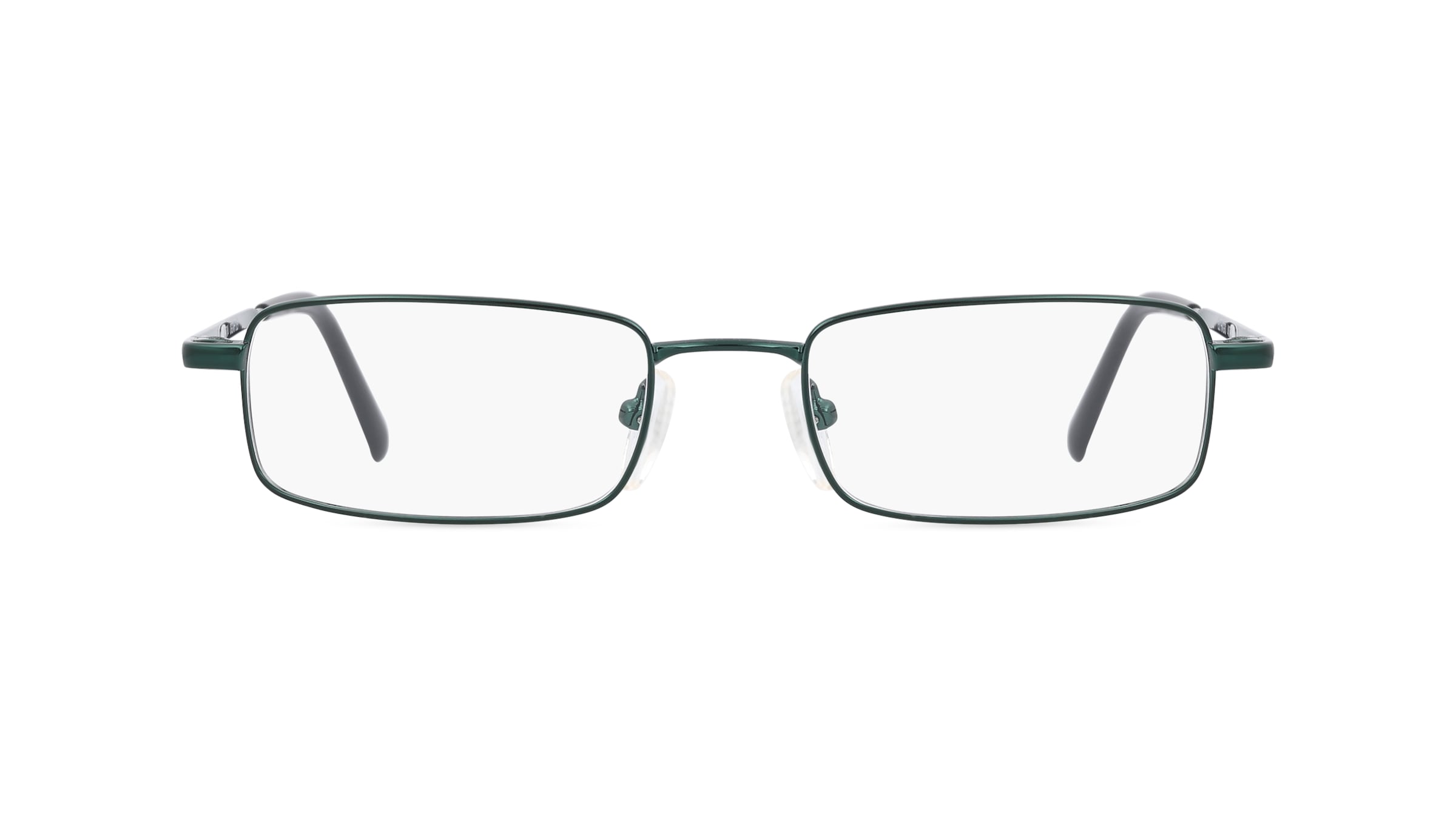 Fielmann MC 232 FA Unisex-Brille inkl. Gläser Vollrand Eckig Metall-Gestell 52mm/18mm/140mm, grün