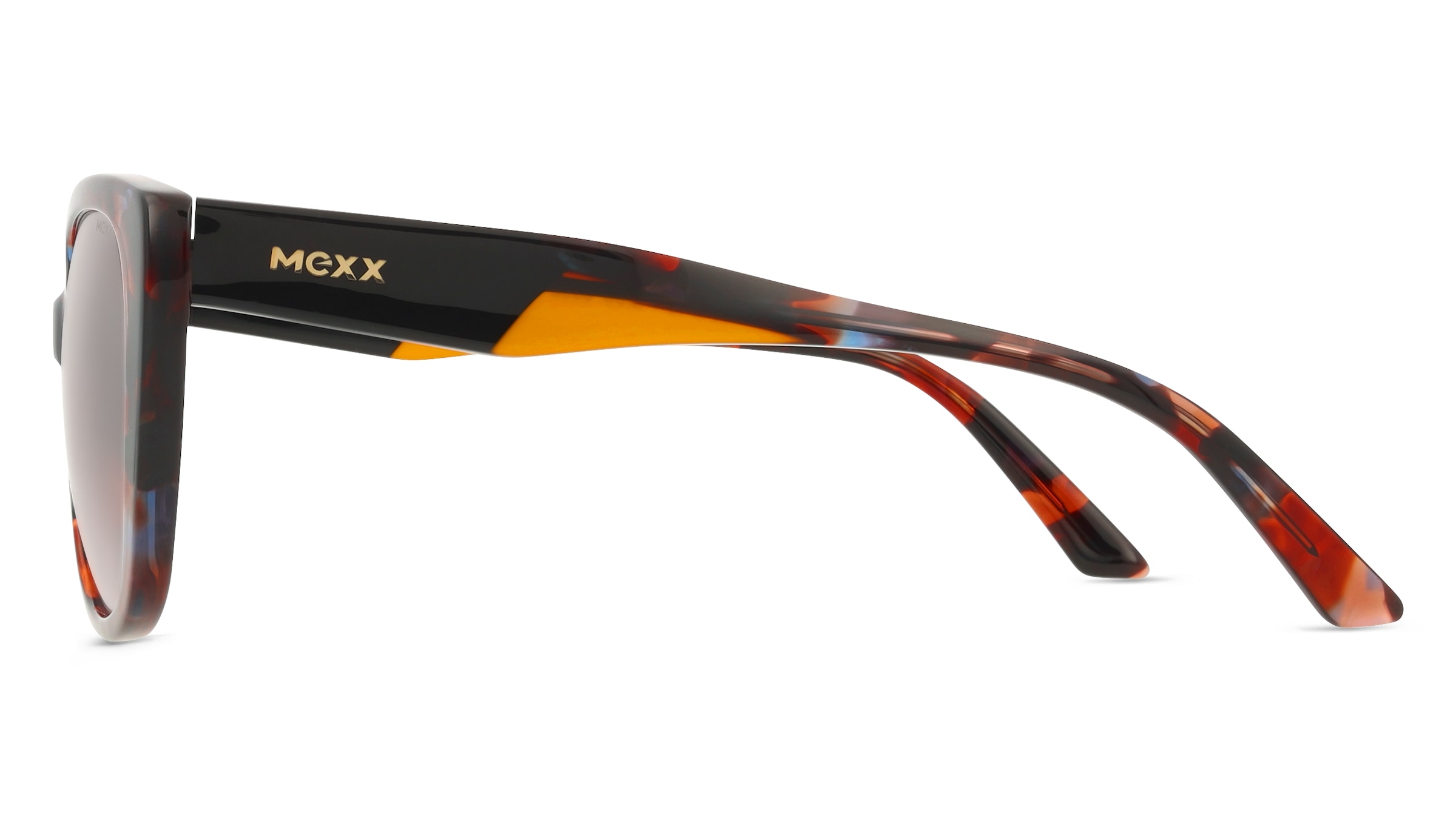 Thumbnail - Mexx Eyes 6568 Damen-Sonnenbrille Vollrand Cateye Kunststoff-Gestell, schwarz