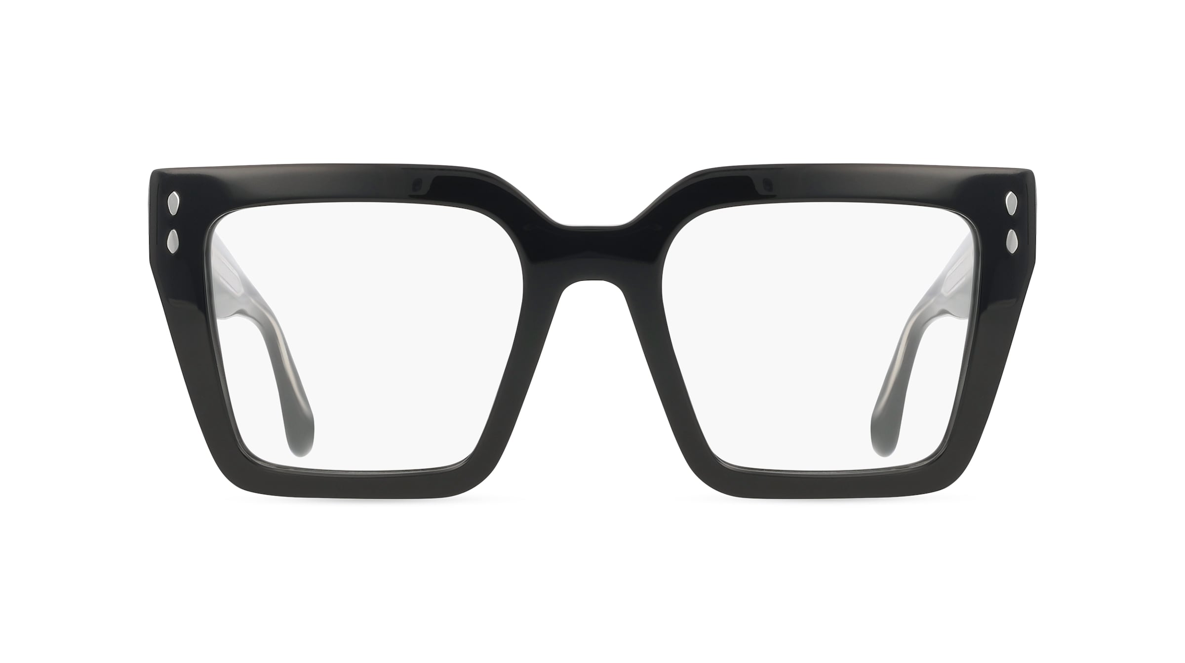 Isabel Marant IM 0175 Damen-Brille inkl. Gläser Vollrand Eckig Acetat-Gestell 51mm/20mm/145mm, Schwarz