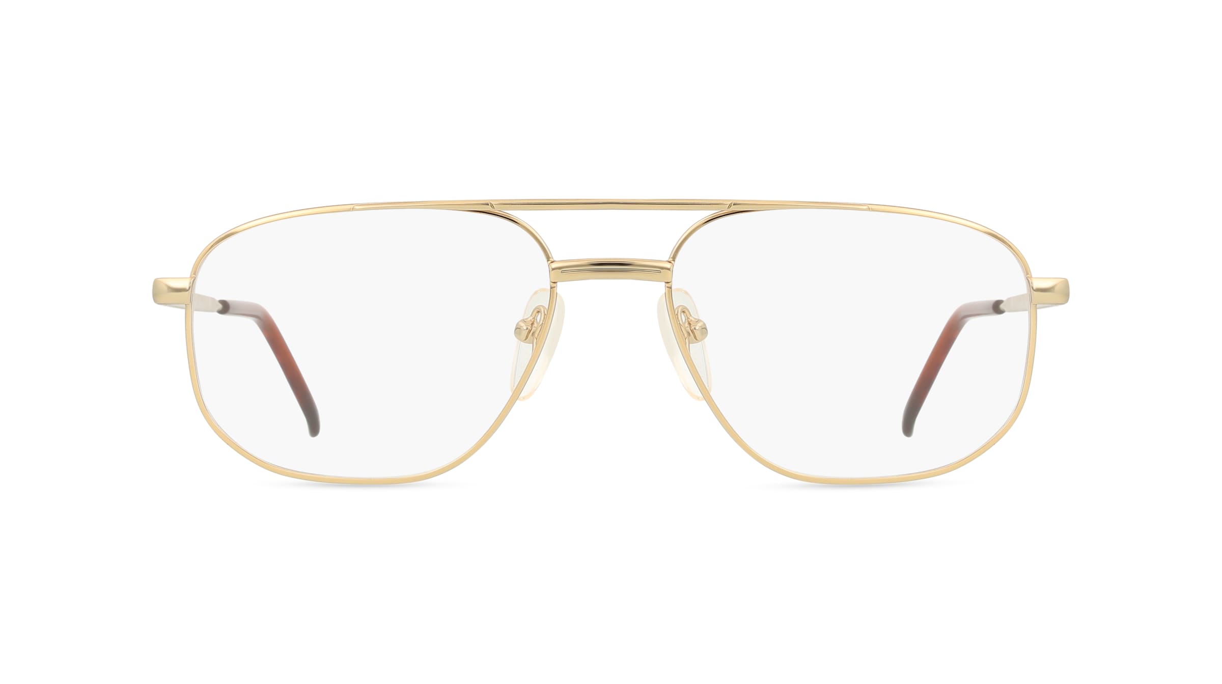 Fielmann MC 39 TR Herren-Brille inkl. Gläser Vollrand Eckig Metall-Gestell 54mm/18mm/140mm, gold