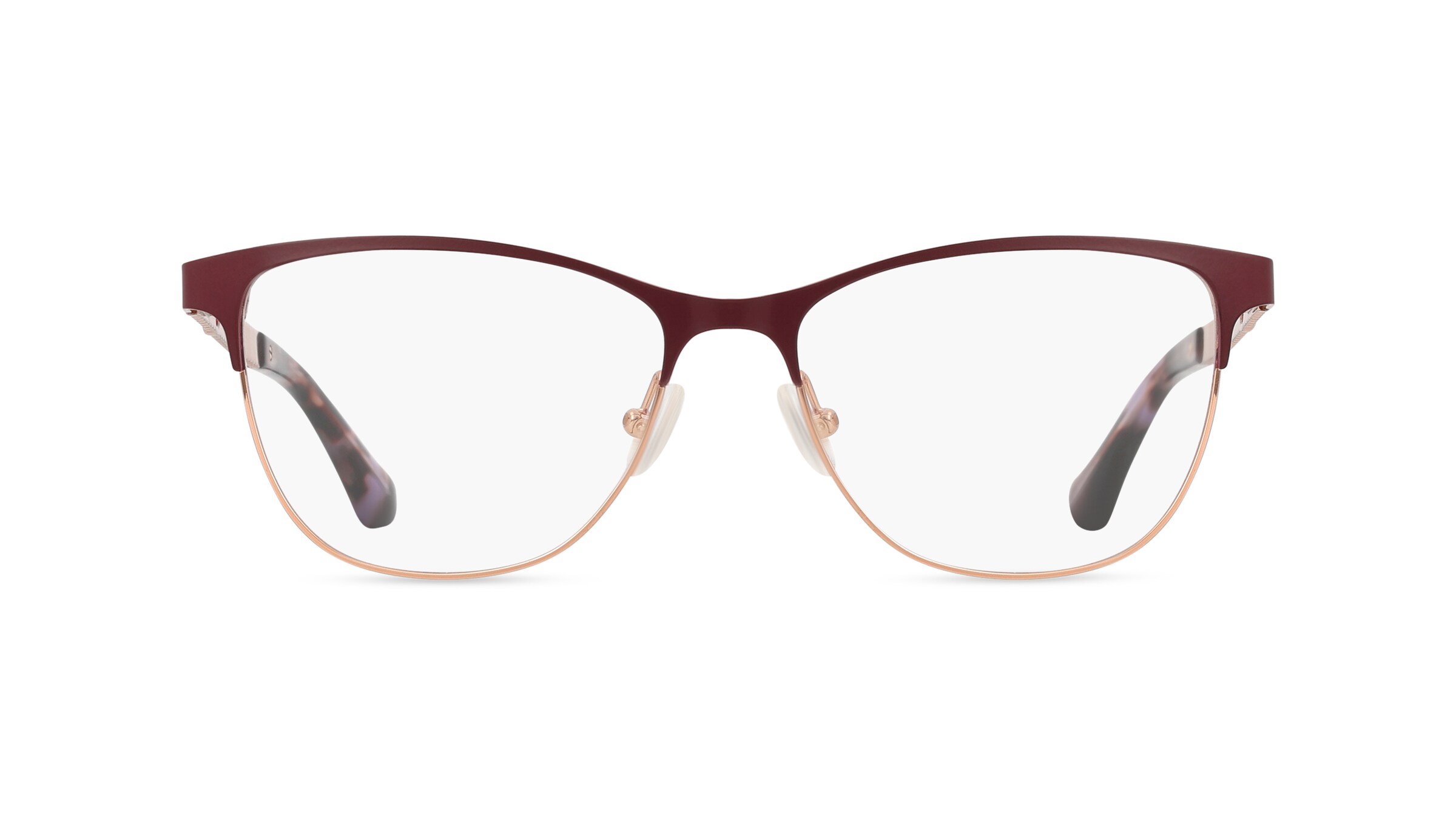 Guess GU2883 Damen-Brille inkl. Gläser Vollrand Eckig Metall-Gestell 53mm/14mm/140mm, rot