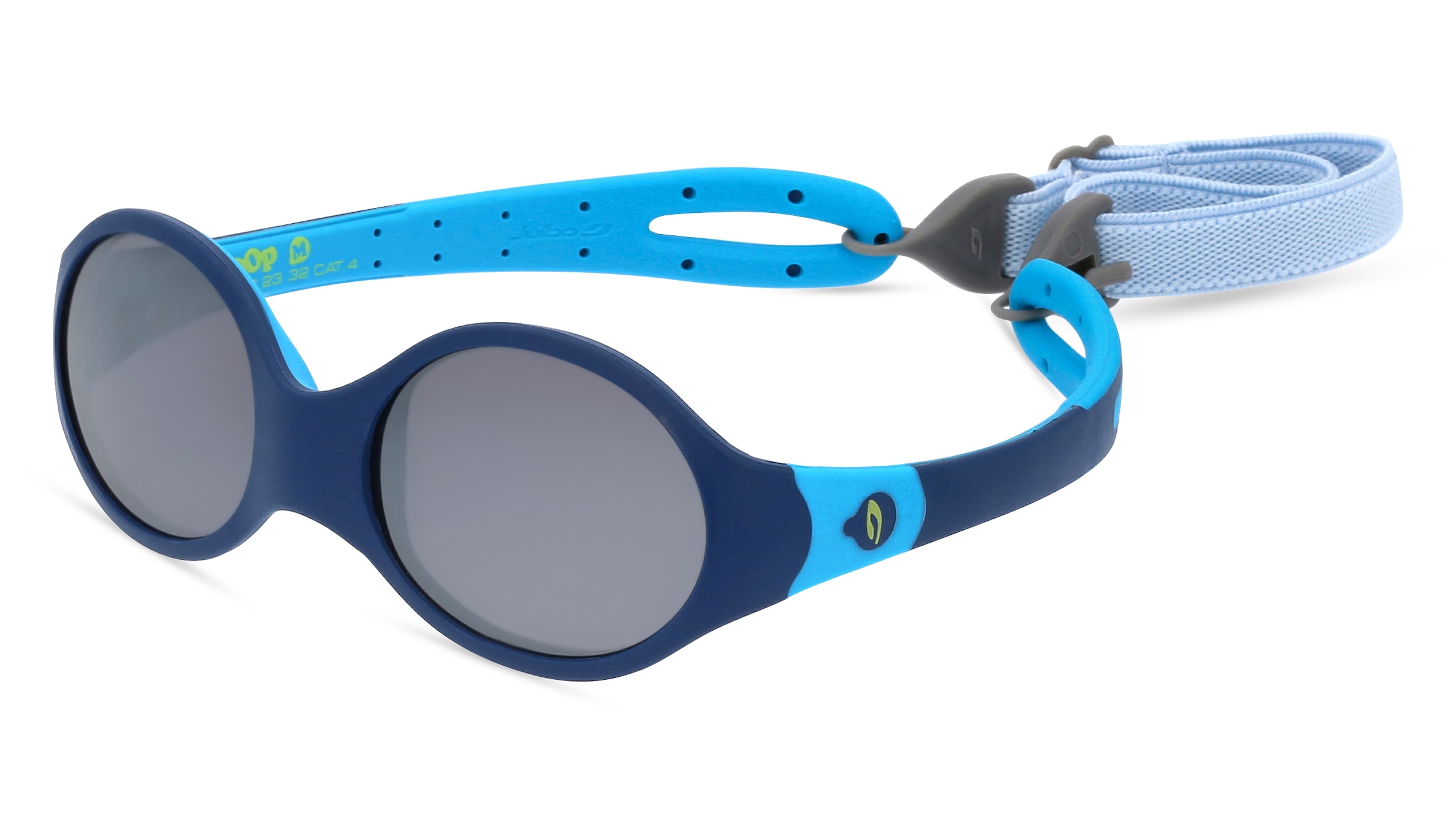 Julbo LOOP J533 Kinder-Sonnenbrille Vollrand Oval Kunststoff-Gestell, Blau