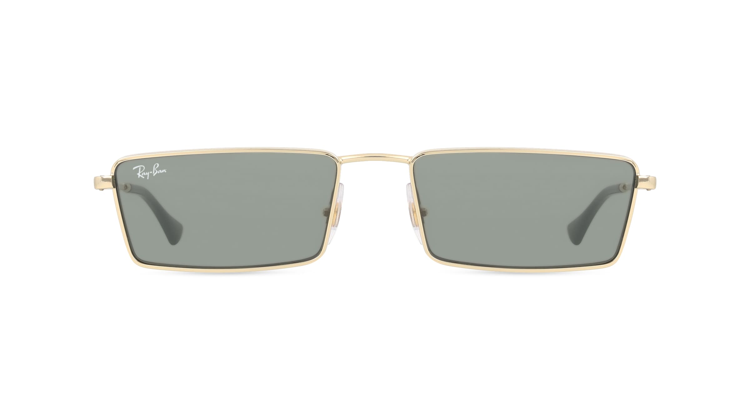 Ray-Ban RB3741 Damen-Sonnenbrille Vollrand Schmal Metall-Gestell, gold