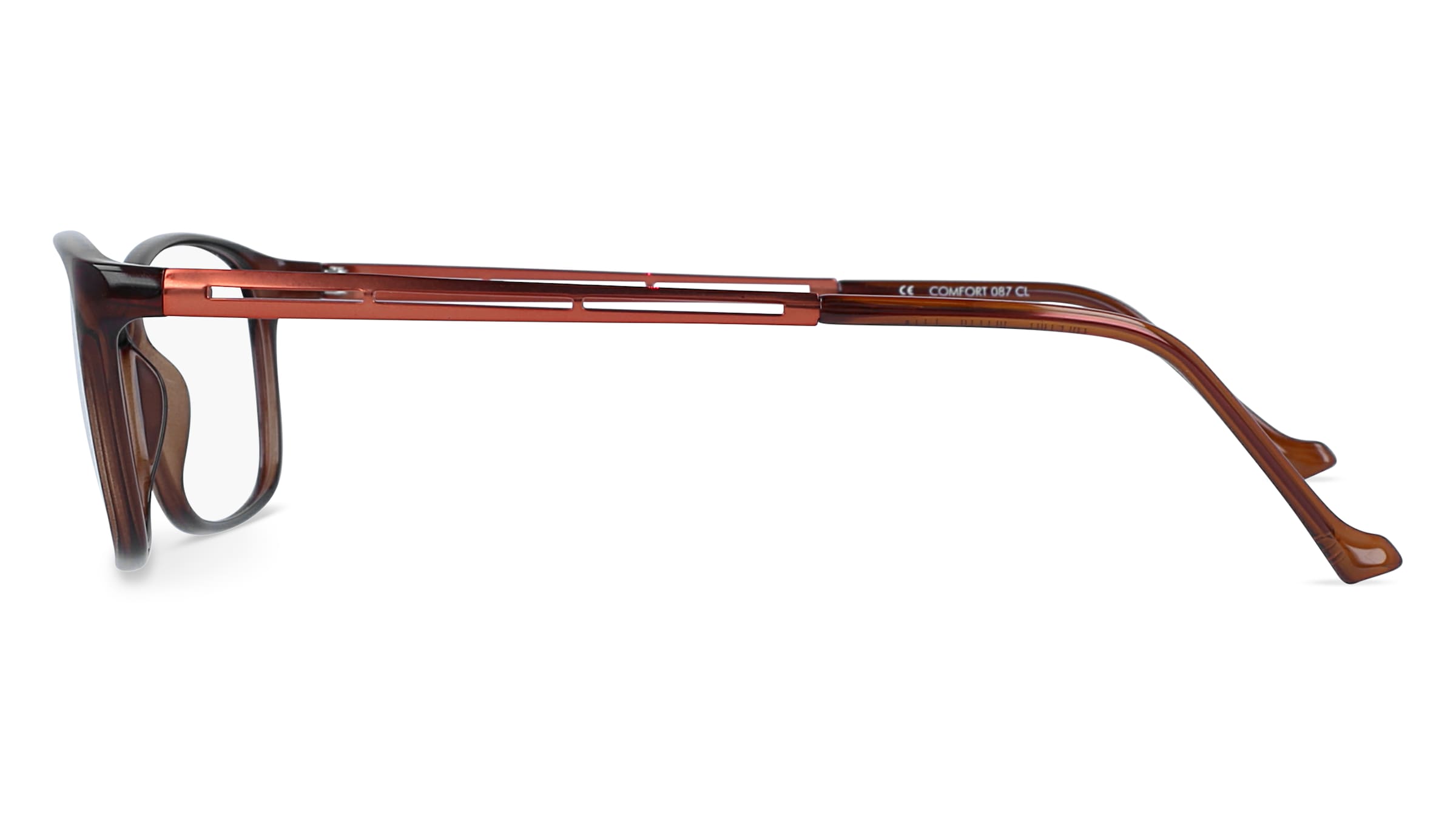 Thumbnail - Fielmann COMFORT 087 CL Damen-Brille inkl. Gläser Vollrand Eckig TR90-Gestell 54mm/14mm/135mm, braun