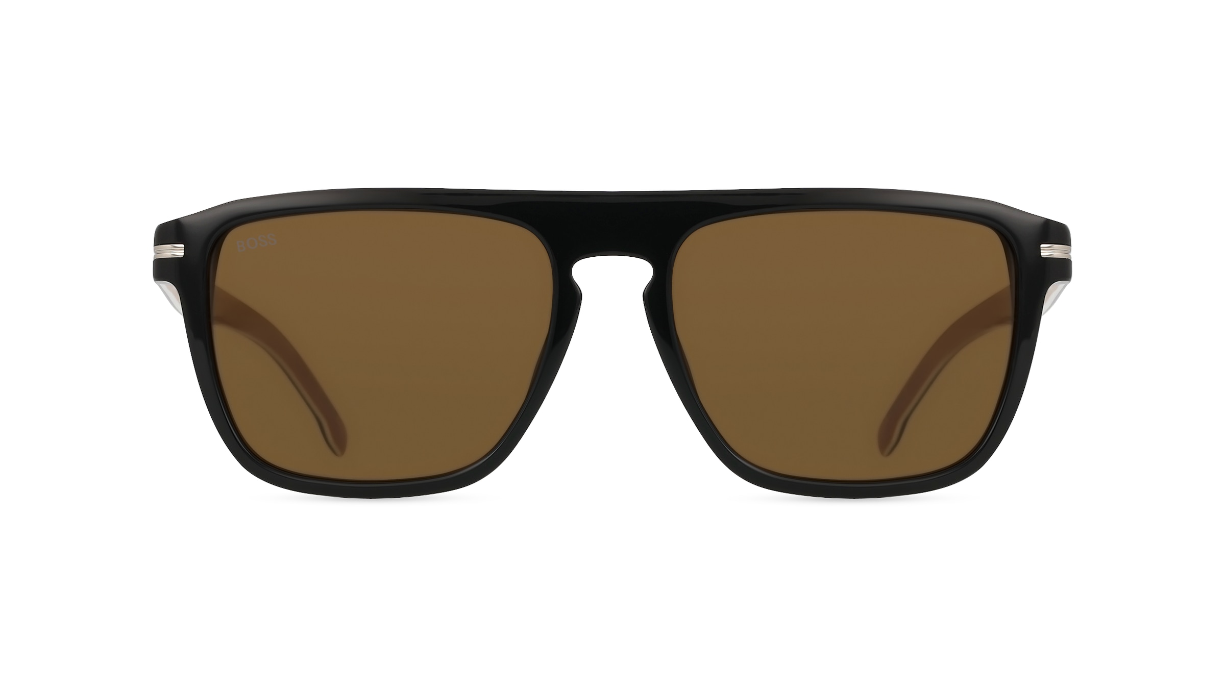 Boss 1599/S Herren-Sonnenbrille Vollrand Eckig Acetat-Gestell, schwarz