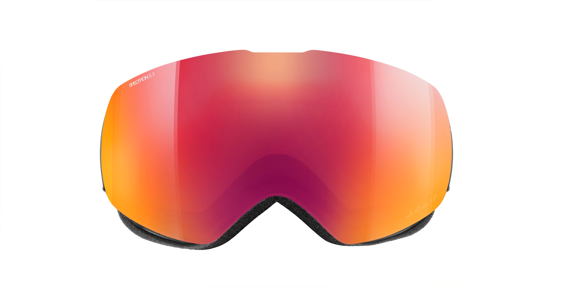 Julbo J7669 Shadow Unisex-Skibrille Vollrand Monoscheibe Kunststoff-Gestell, schwarz