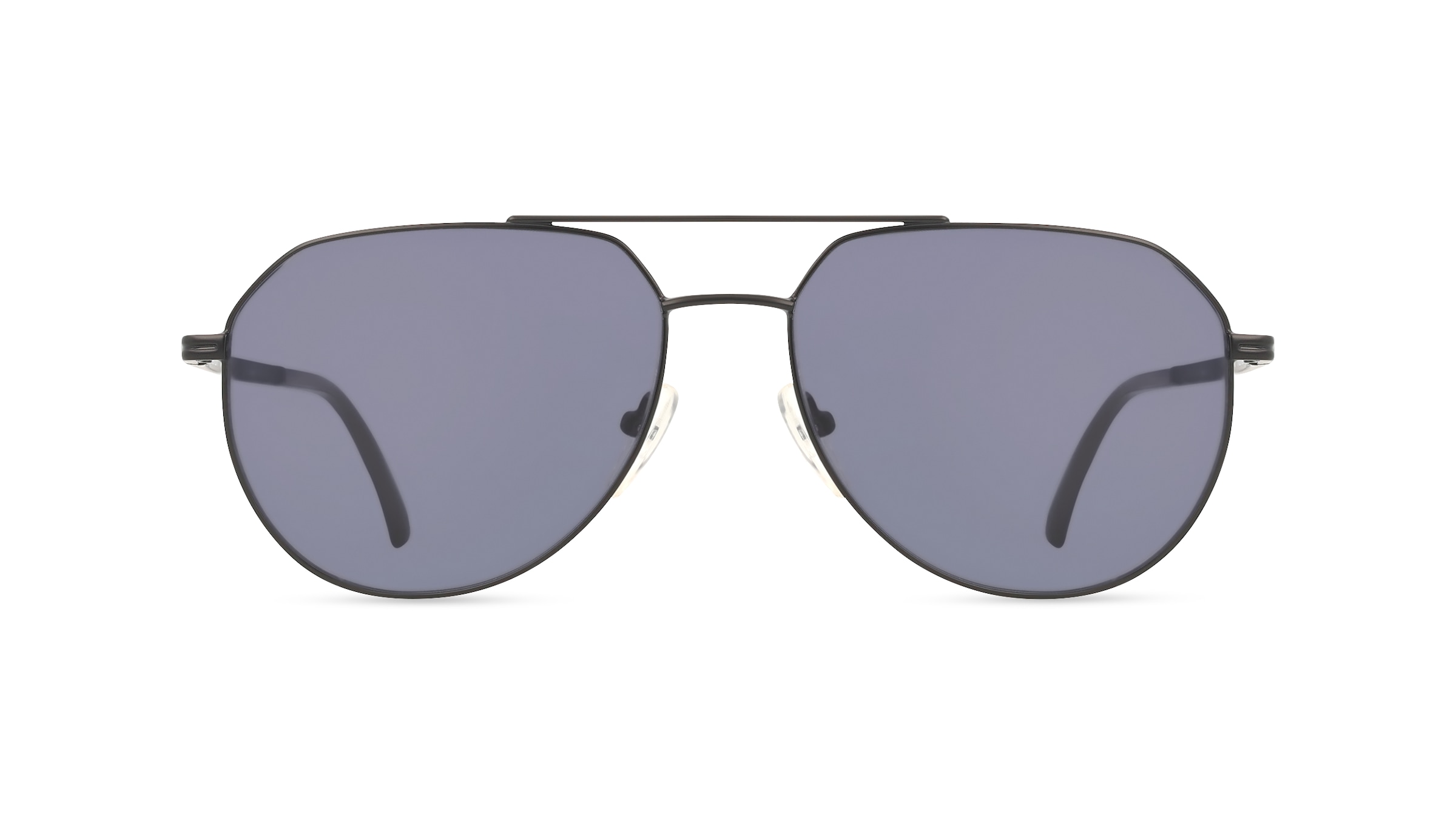Fielmann MC 570 SUN CL DOMINIC Herren-Sonnenbrille Vollrand Pilot Edelstahl-Gestell, Schwarz