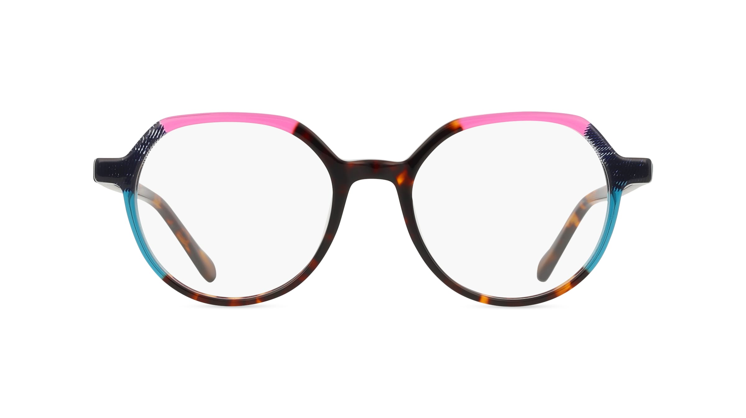 Comma 70164 Damen-Brille inkl. Gläser Vollrand Rund Kunststoff-Gestell 50mm/18mm/145mm, braun