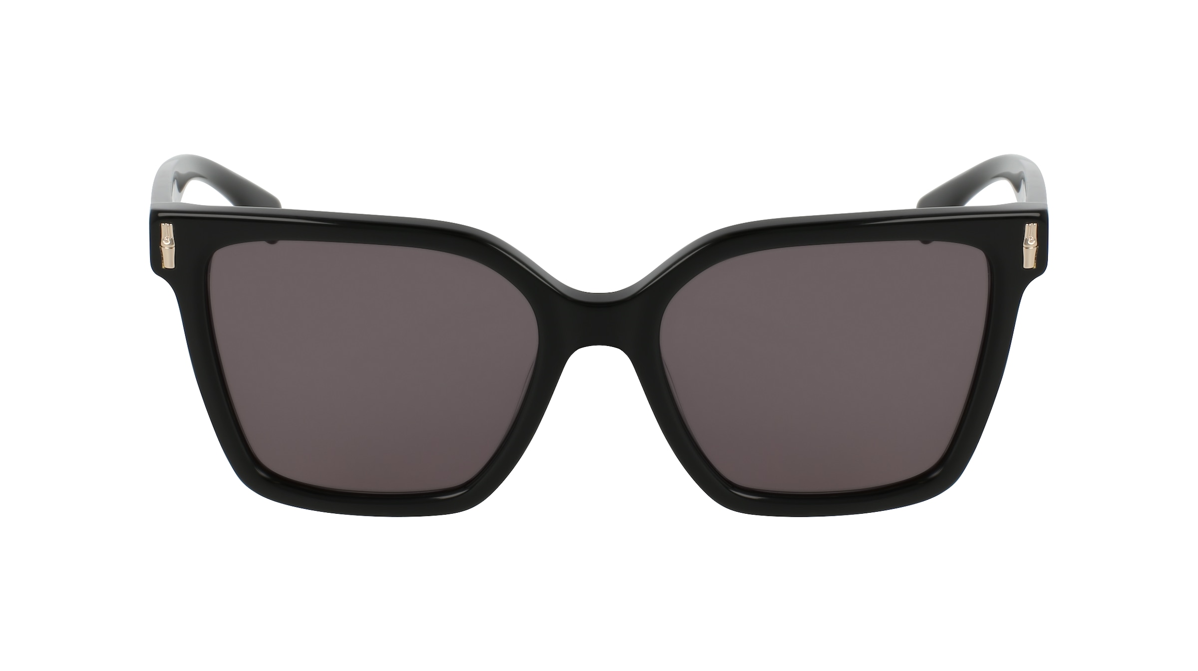 Longchamp LO802S Damen-Sonnenbrille Vollrand Eckig Acetat-Gestell, schwarz