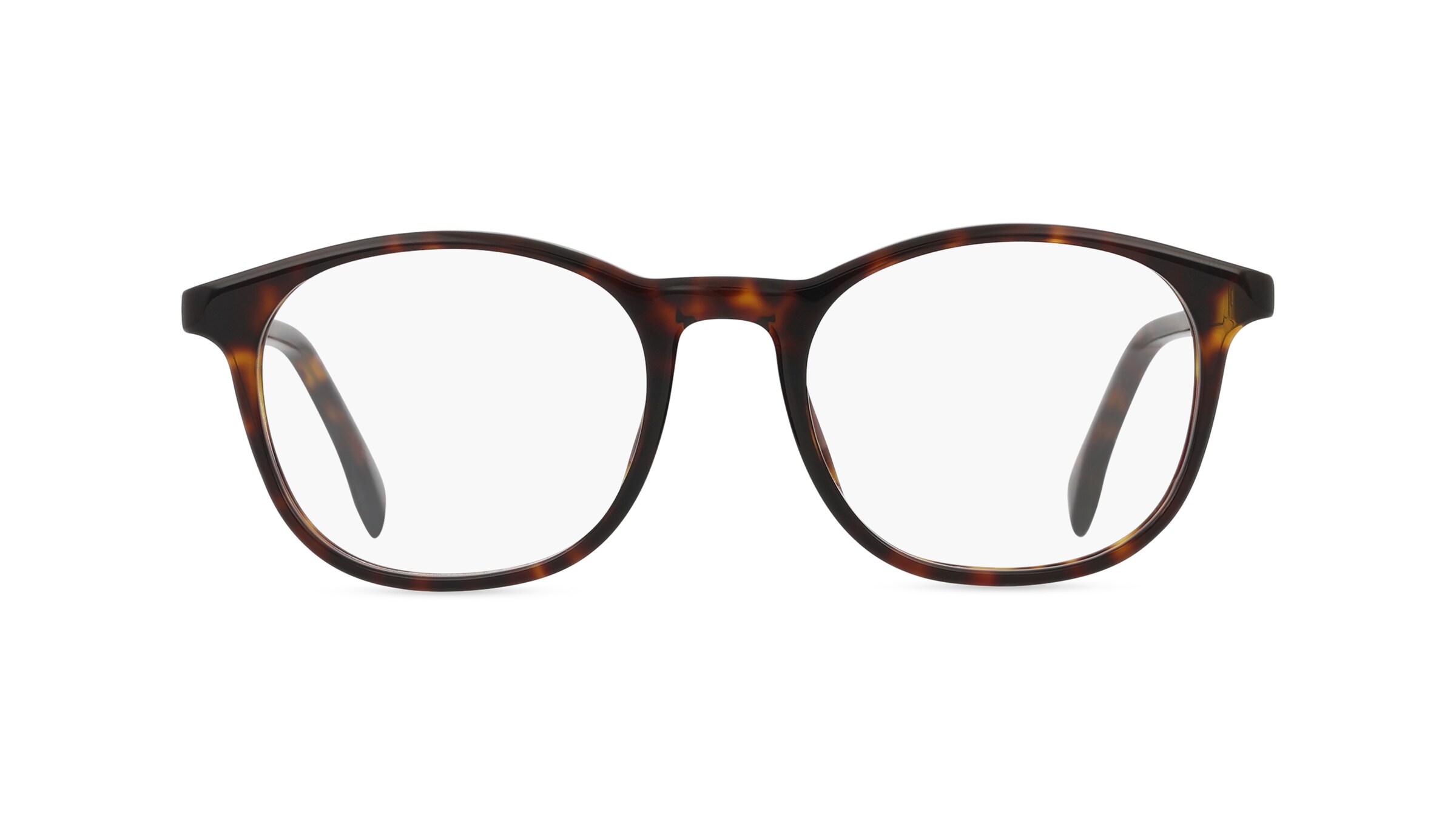 Boss 1437 Herren-Brille inkl. Gläser Vollrand Rund Acetat-Gestell 51mm/19mm/145mm, Havanna