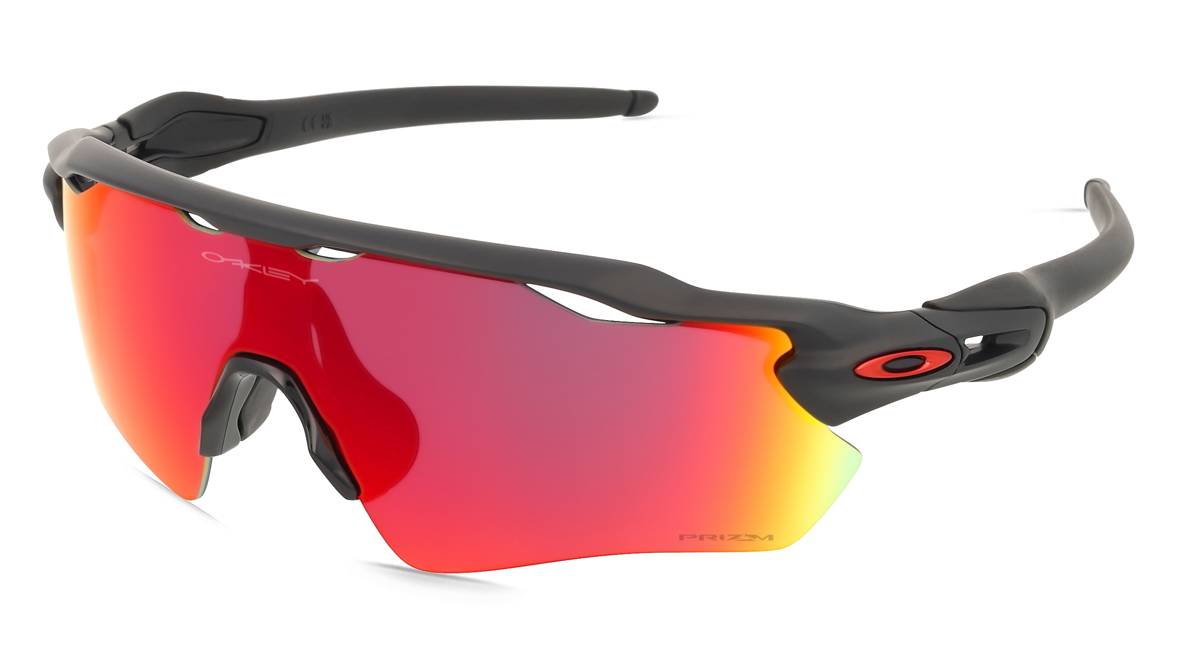 Oakley OO9208 RADAR EV PATH Herren-Sonnenbrille Halbrand Monoscheibe Kunststoff-Gestell, Schwarz