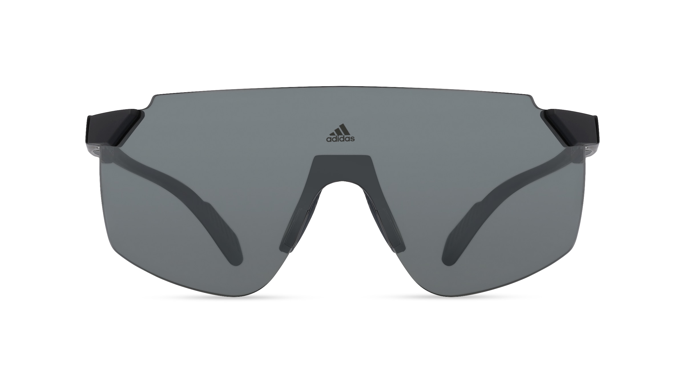 Adidas SP0056 Unisex-Sonnenbrille Vollrand Monoscheibe Kunststoff-Gestell, schwarz